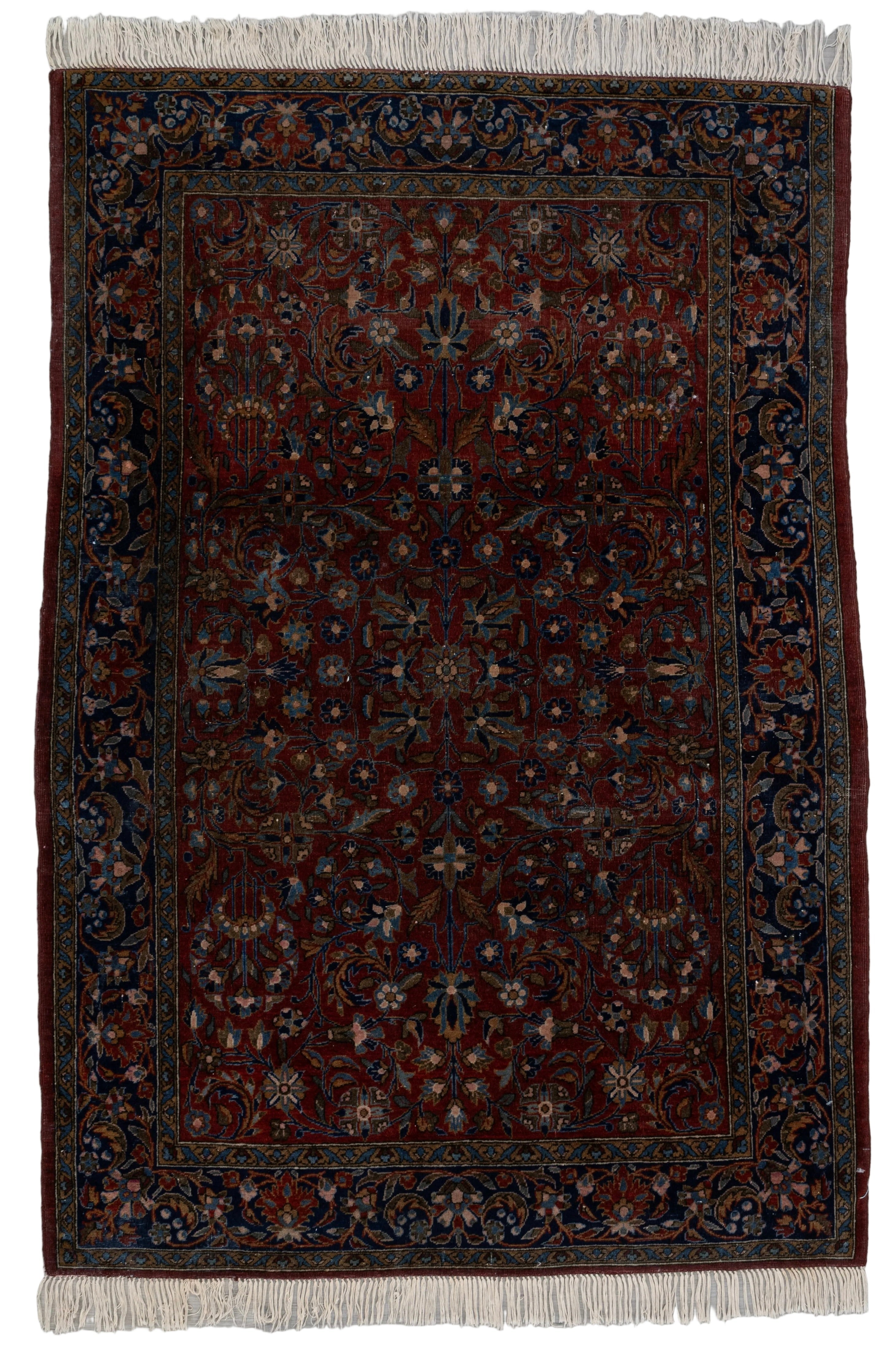 Persian Antique Kashan 3'4" x 4'11"