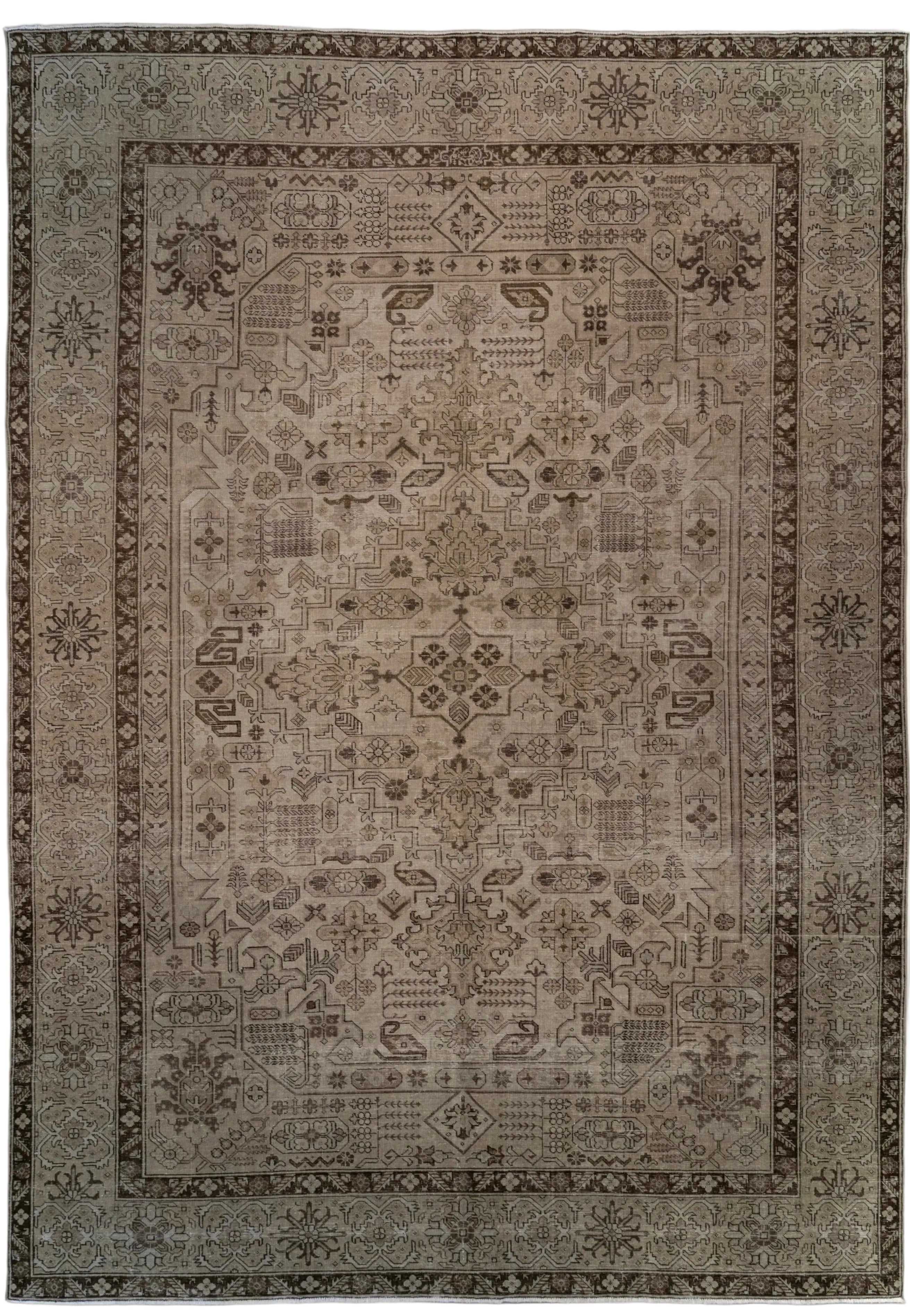 Semi-Antique Persian Tabriz 8'8" x 12'8"