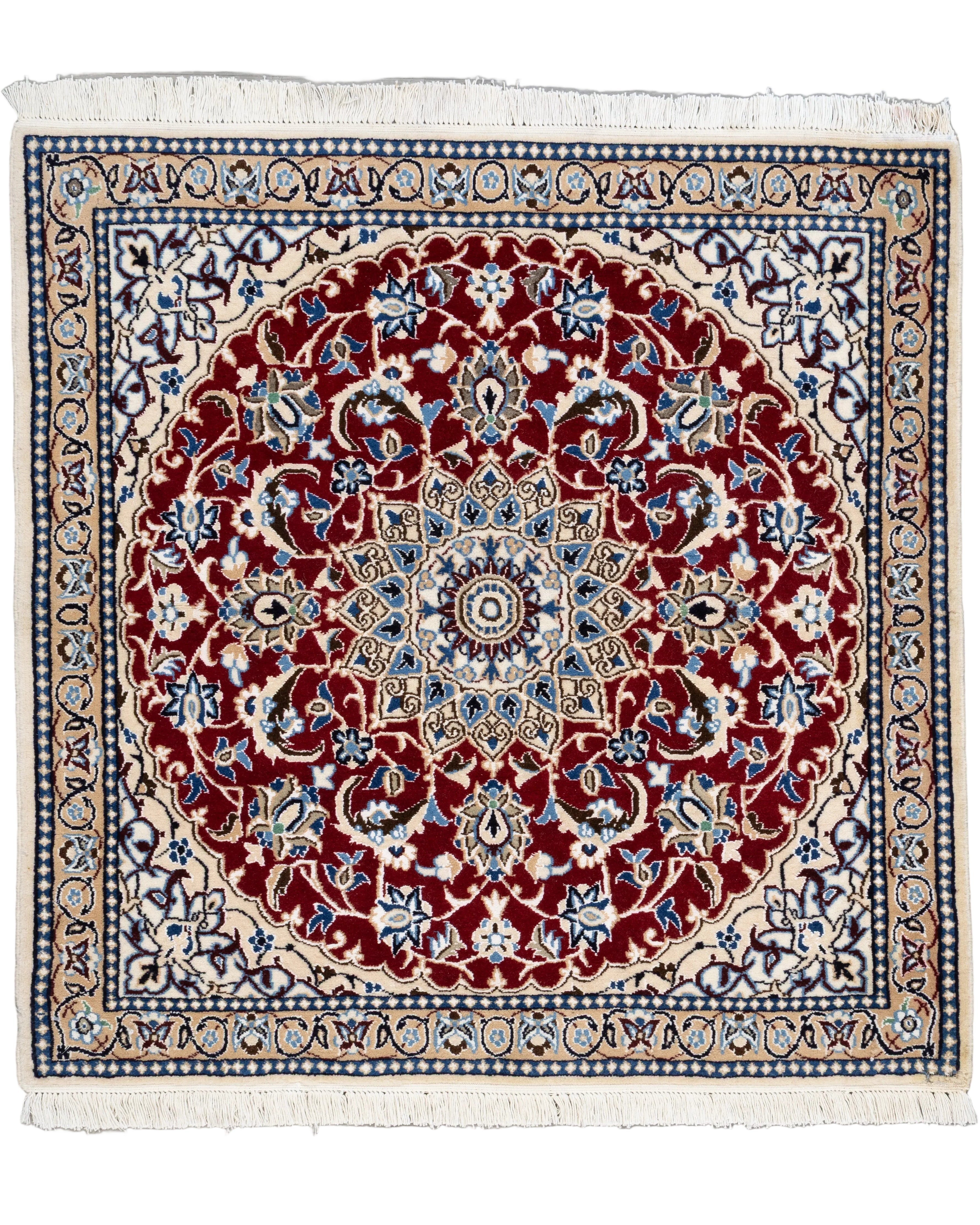 Persian Nain 3'3" x 3'4"