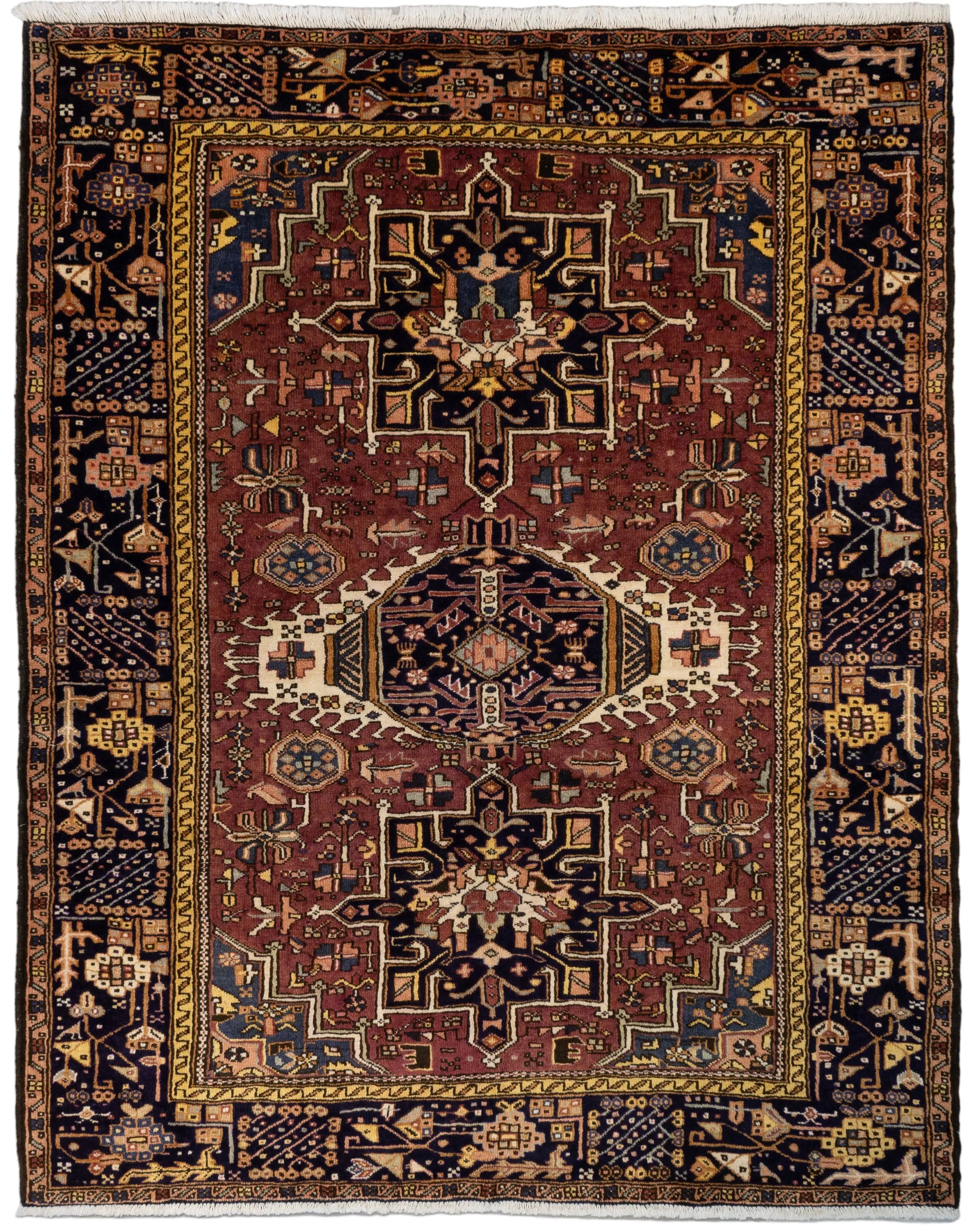 Persian Heriz 5'5" x 6'9"