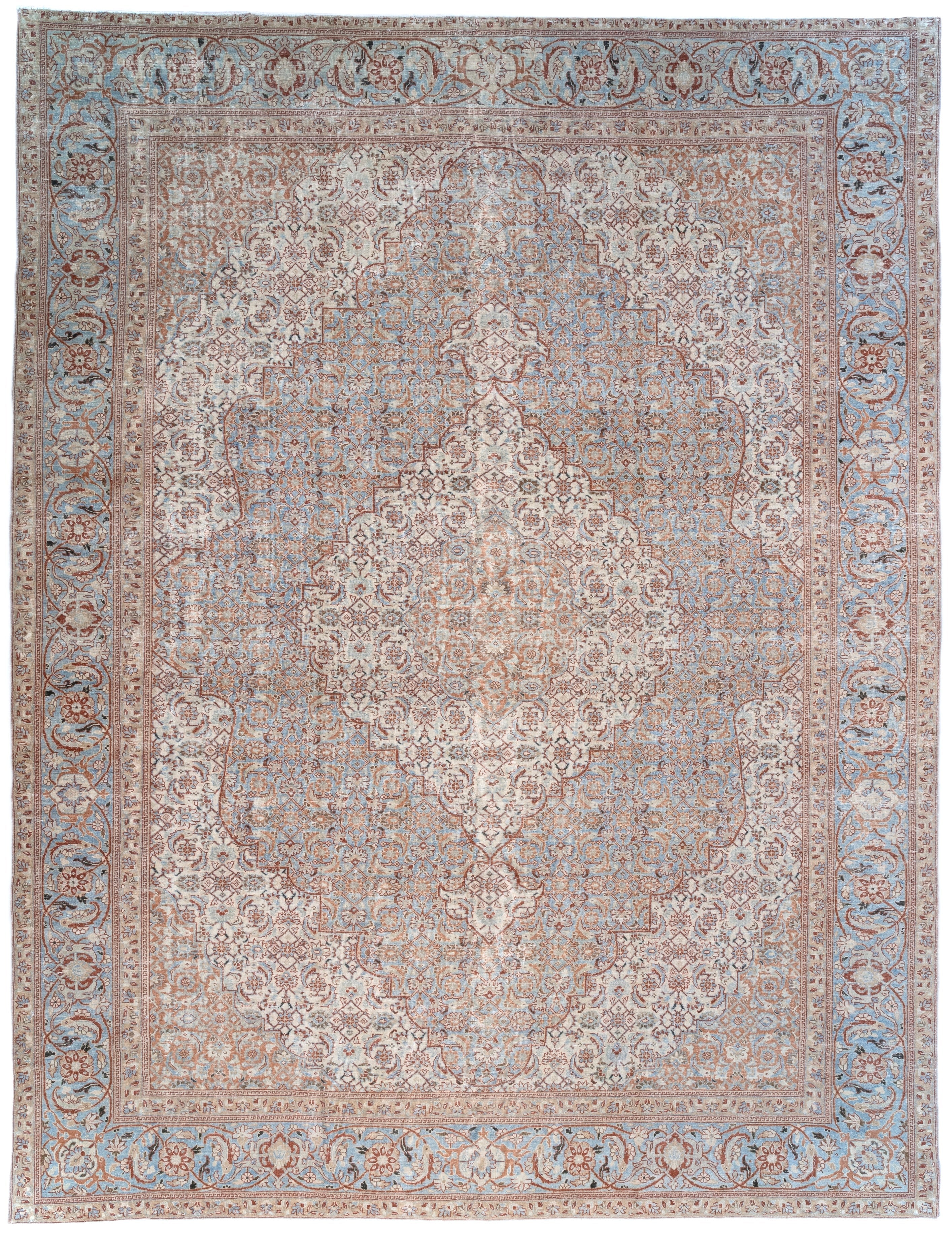Antique Persian Tabriz 9'3" x 12'