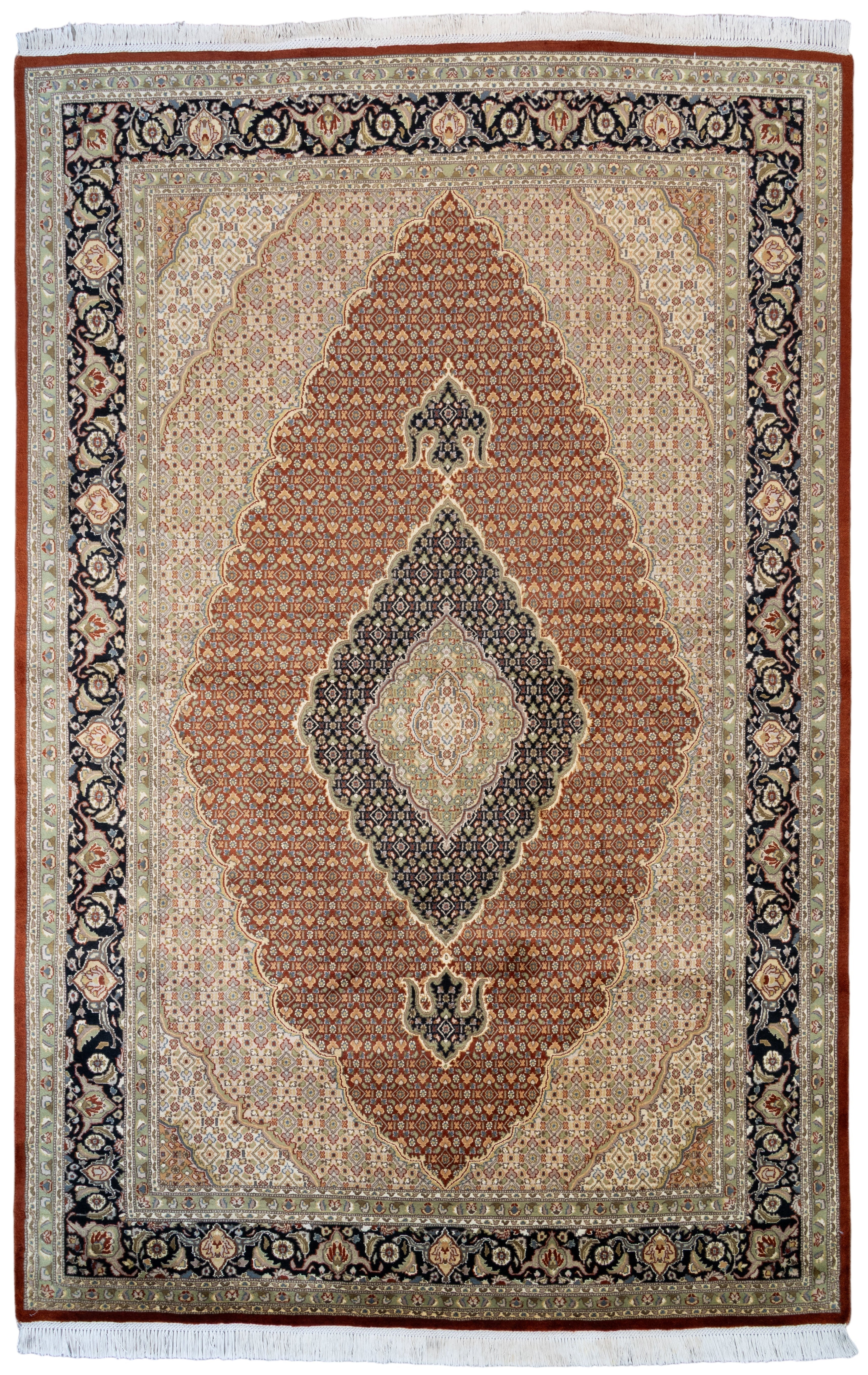 Indian Tabriz 6'7" x 10'