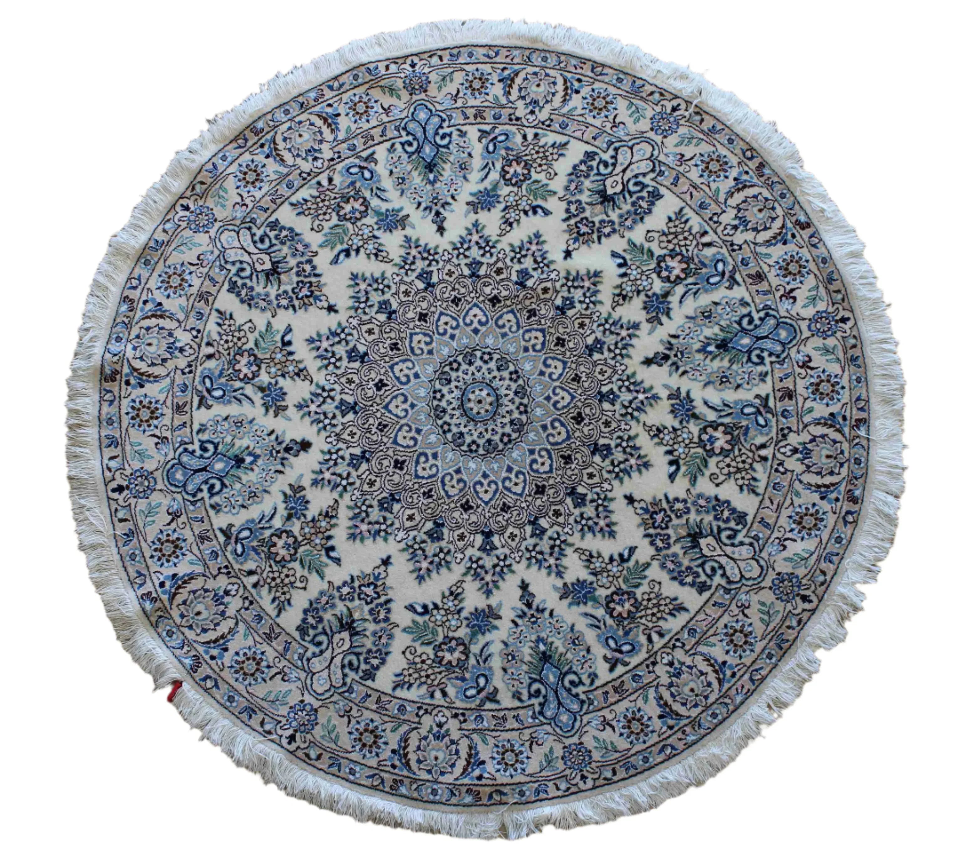 Traditional Hand Knotted Fine Persian Nain Rug - Modern Rug Importers