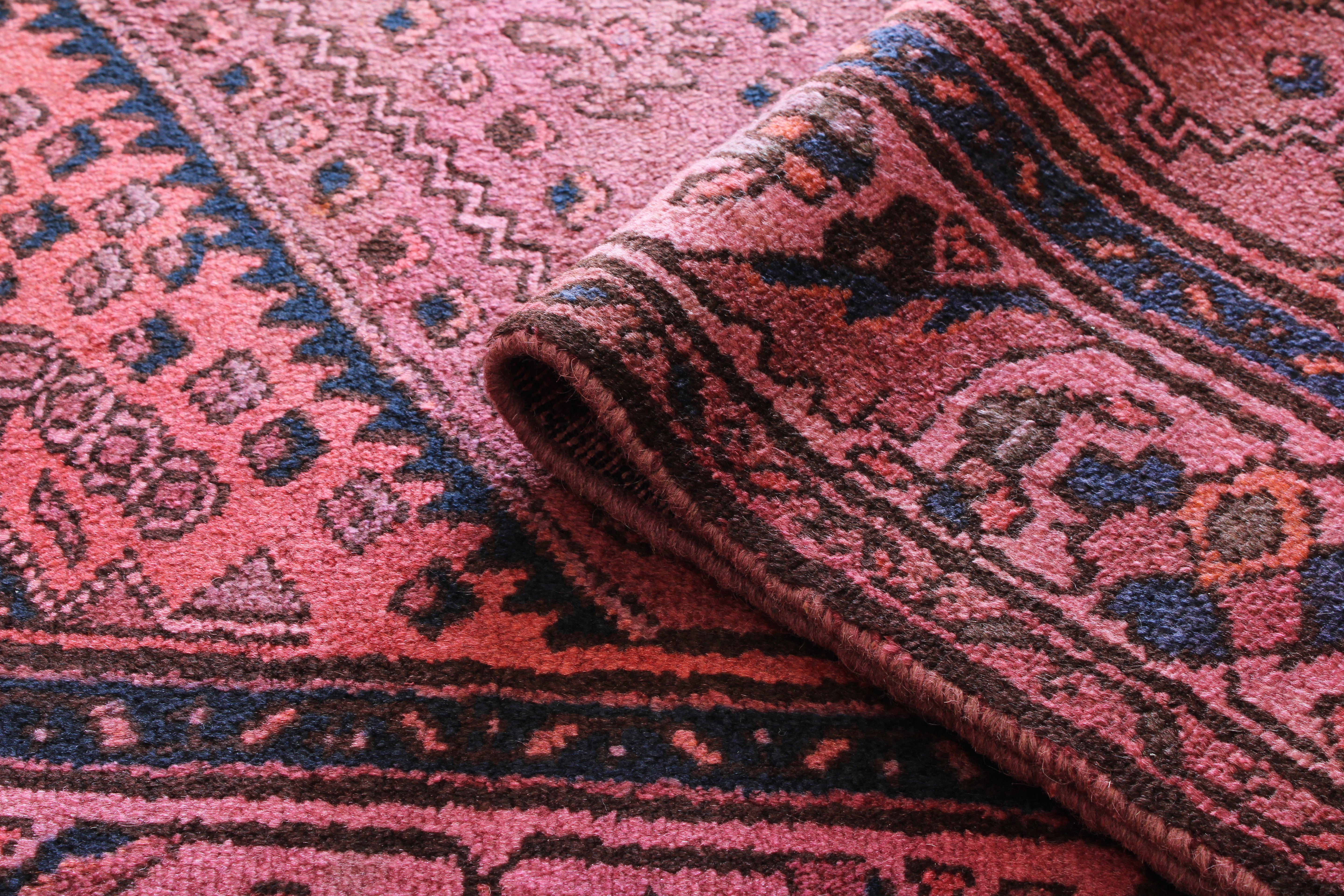 Persian Overdye Heriz 4'1" x 6'6"