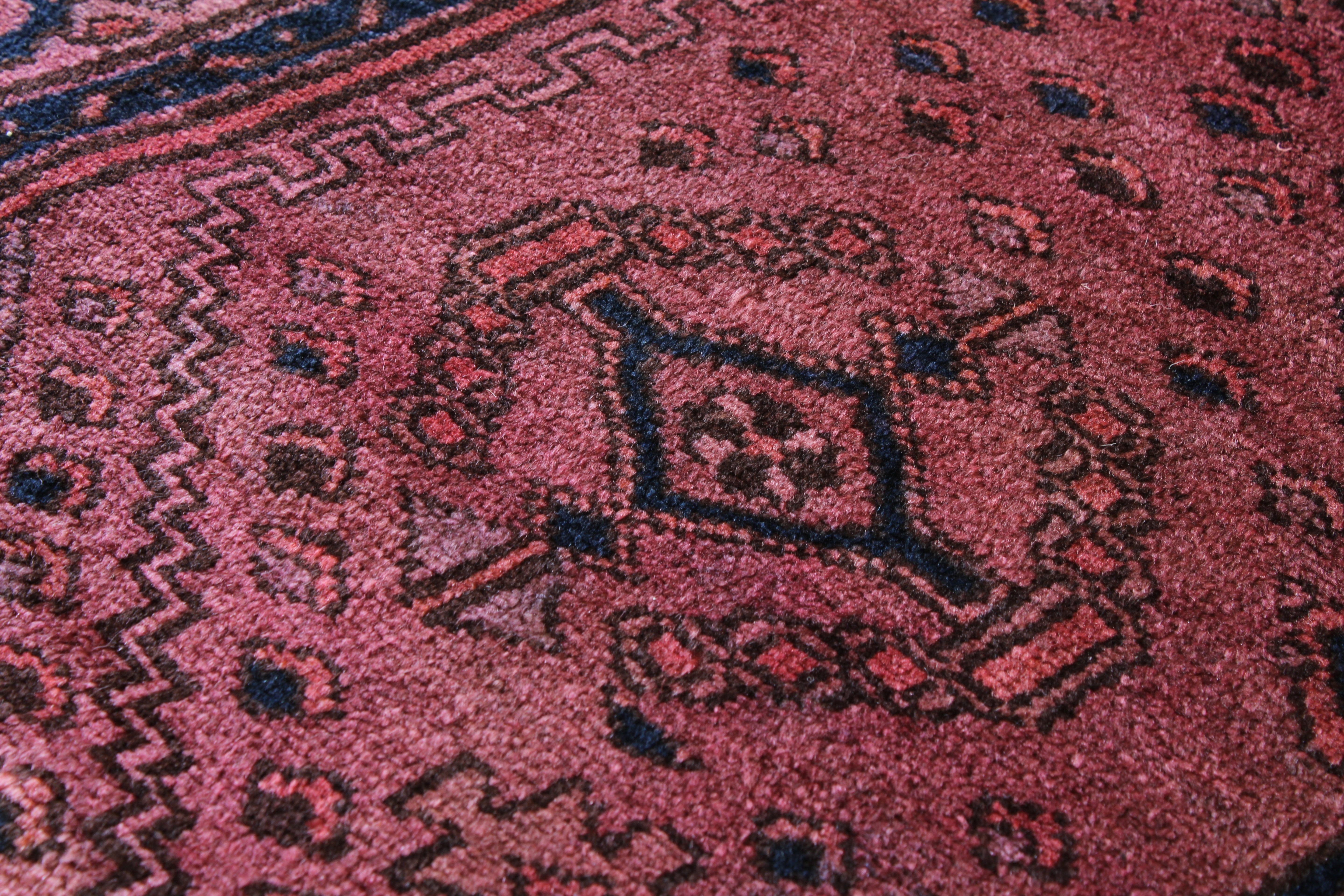 Persian Overdye Heriz 4'1" x 6'6"