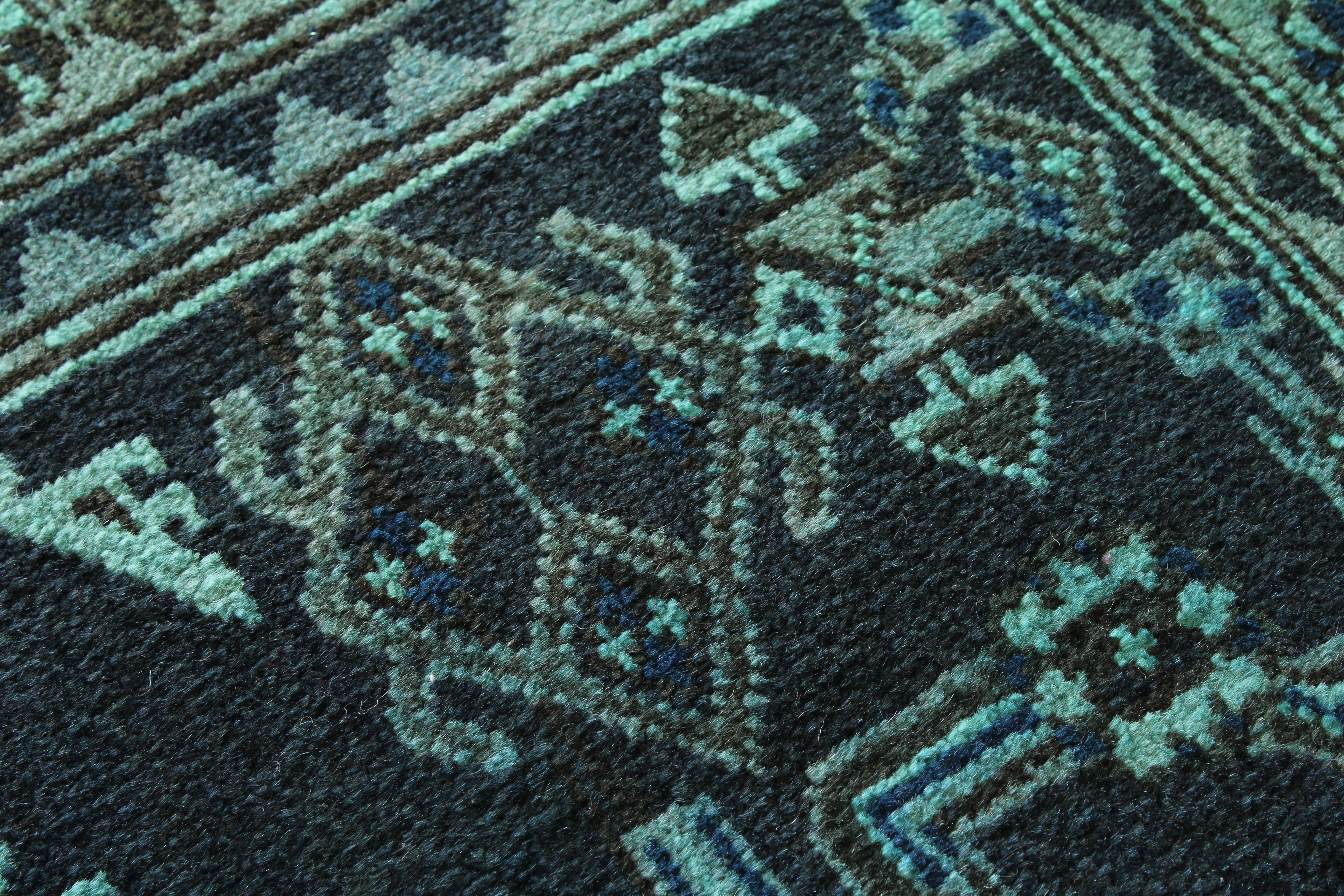 Persian Heriz Overdye 3'4" x 6'4"