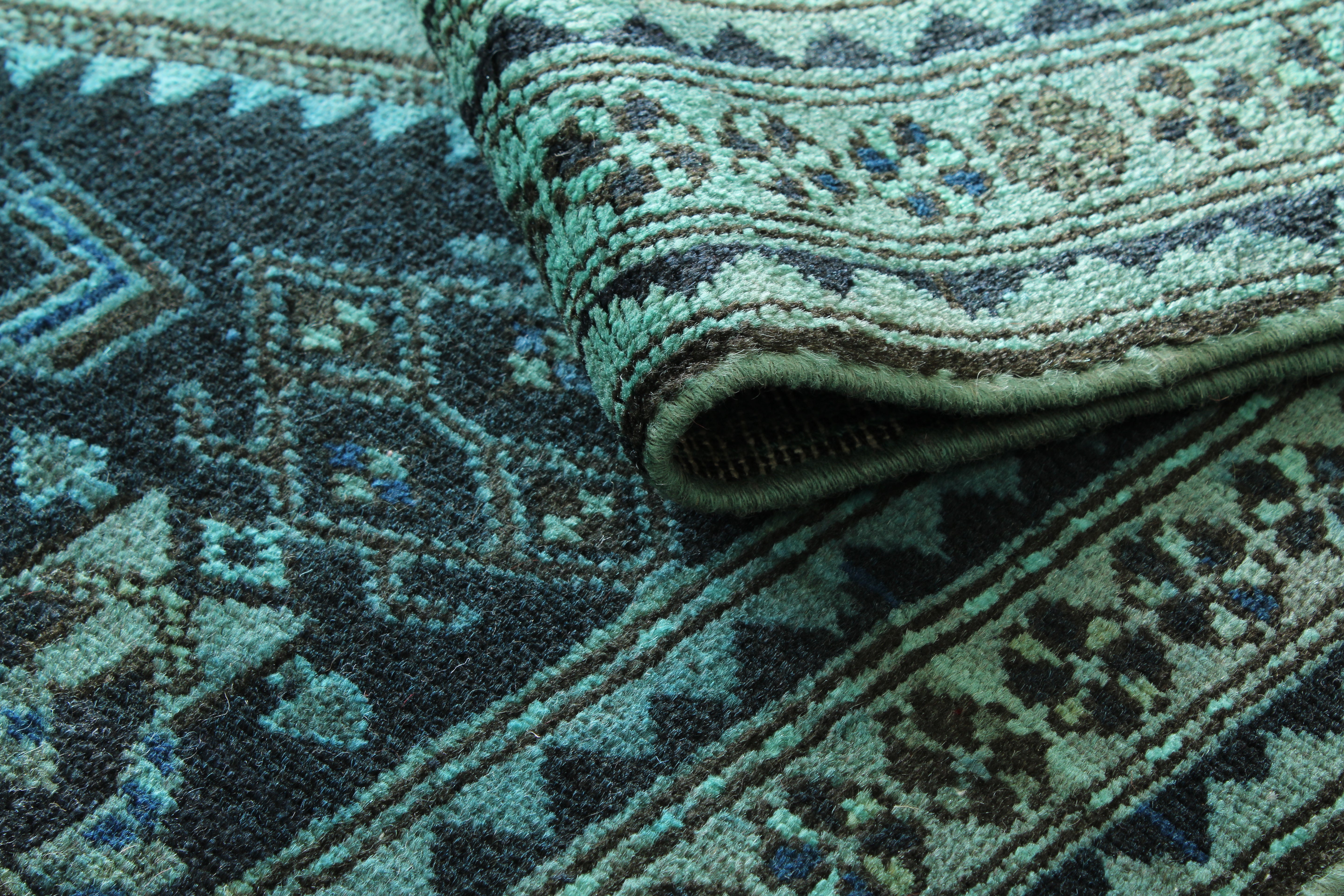 Persian Heriz Overdye 3'4" x 6'4"