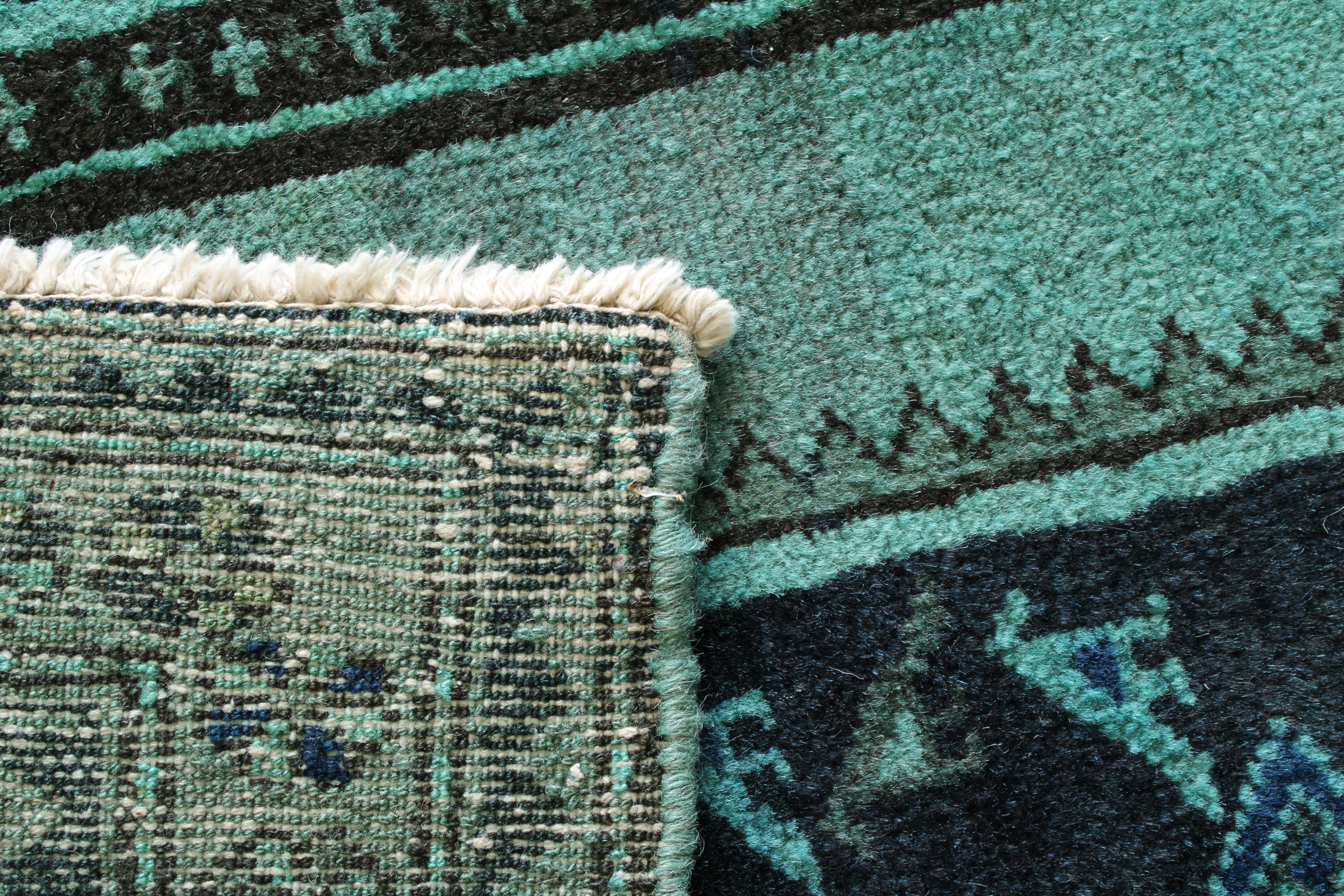 Persian Heriz Overdye 3'4" x 6'4"