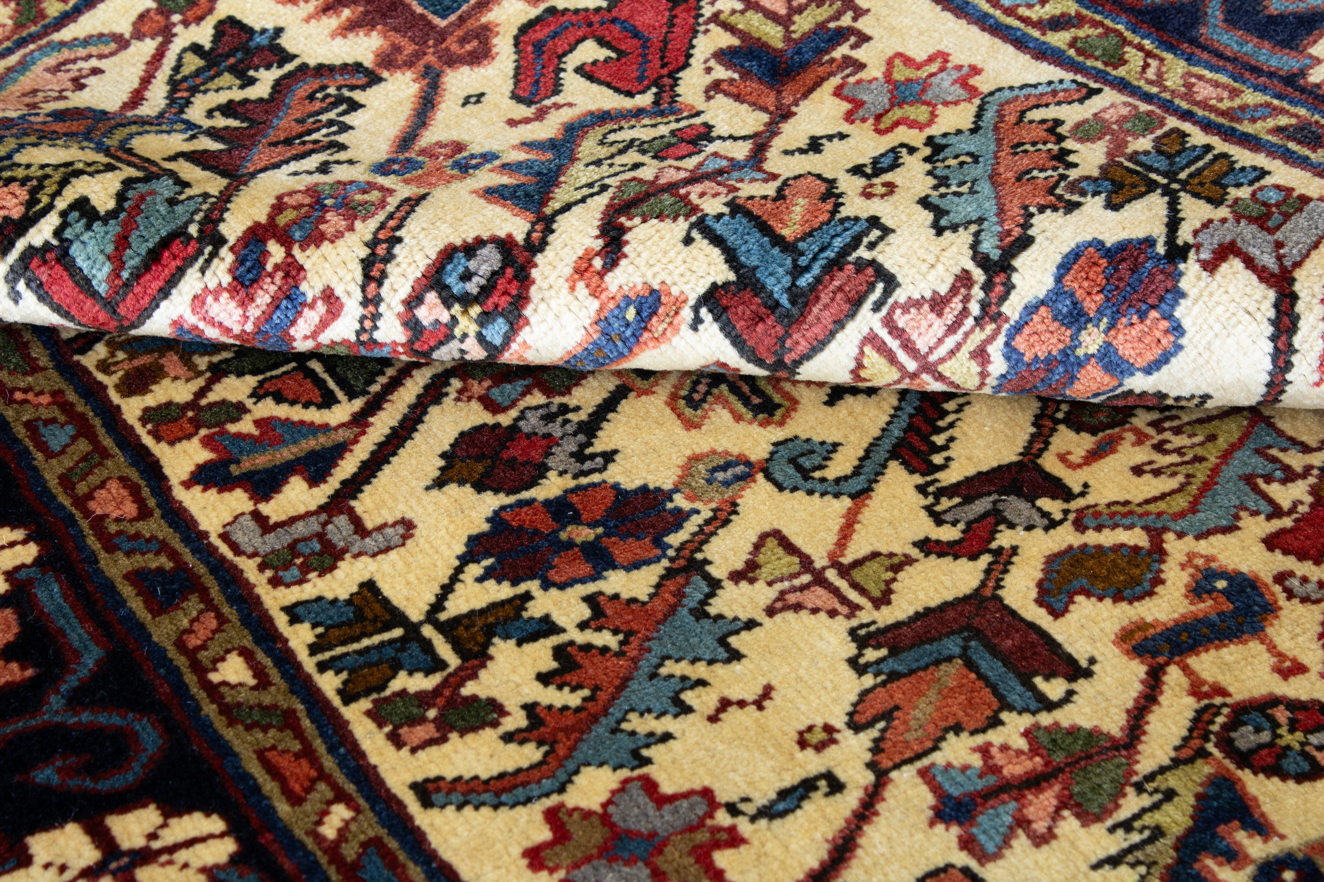 Persian Heriz 3'5" x 4'5"