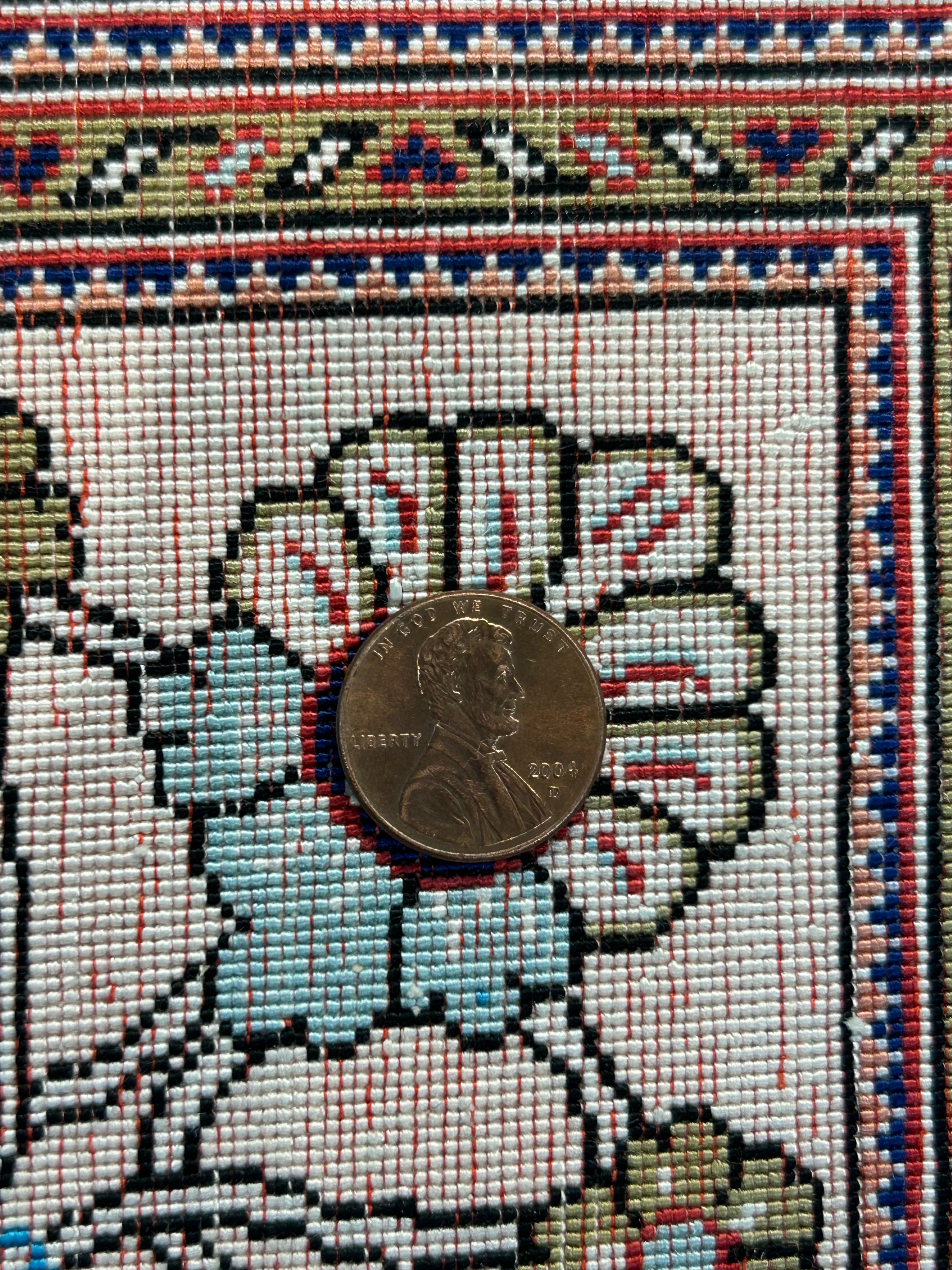 Persian Qum 4'4" x 6'6"