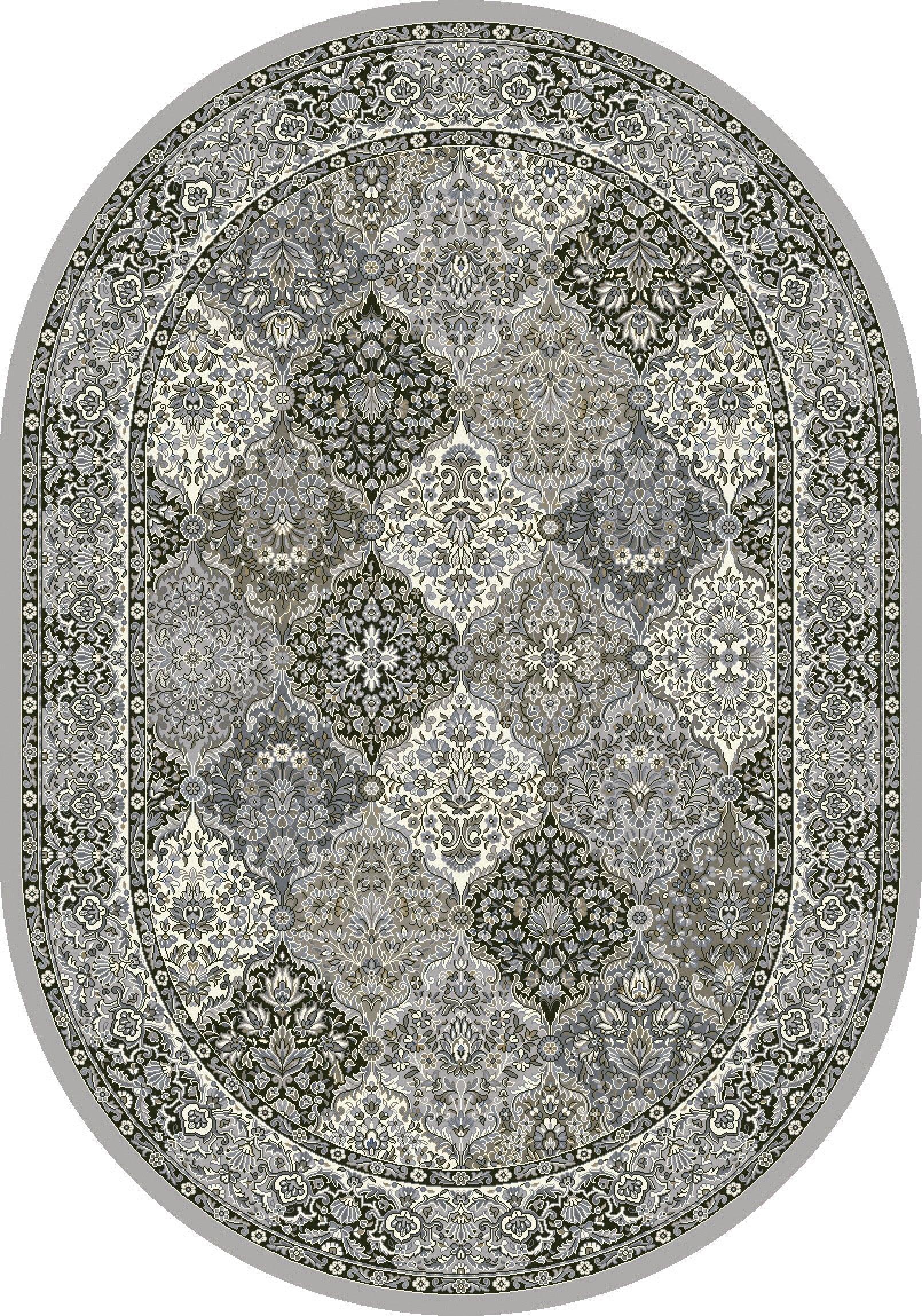 ANCIENT GARDEN 57008-9696 CREAM/GREY - Modern Rug Importers
