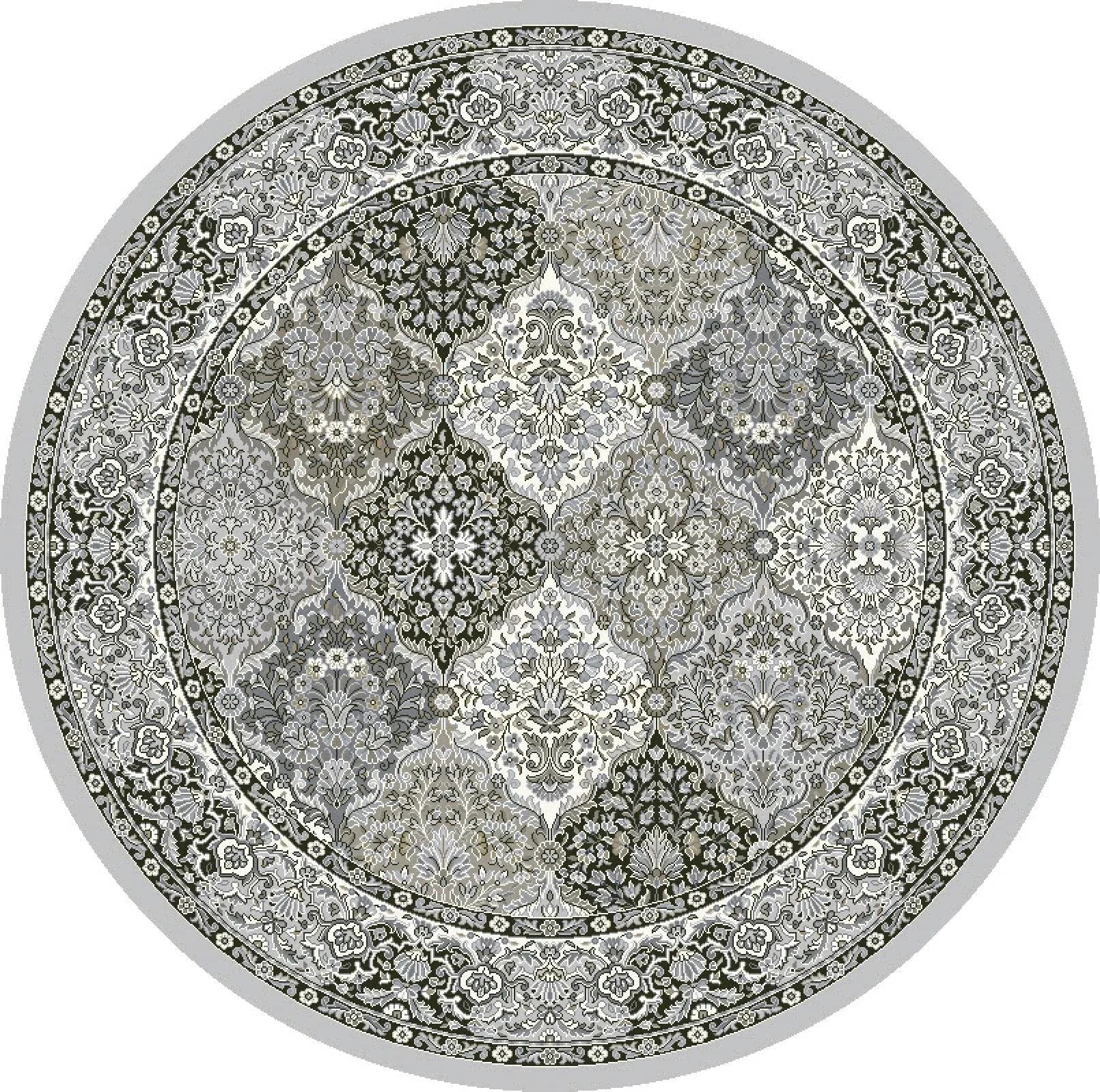 ANCIENT GARDEN 57008-9696 CREAM/GREY - Modern Rug Importers