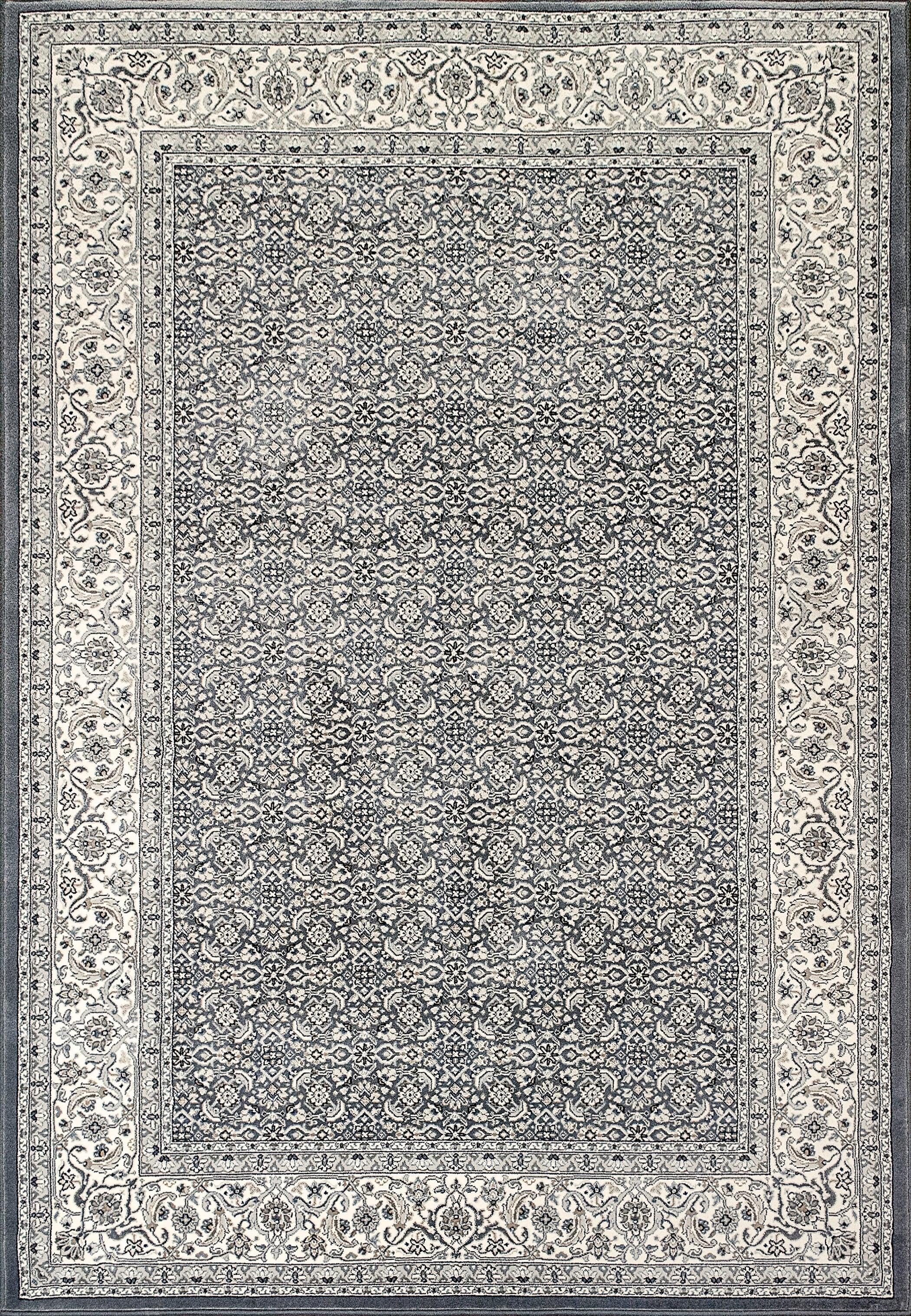 ANCIENT GARDEN 57011-5666 GREY/CREAM - Modern Rug Importers