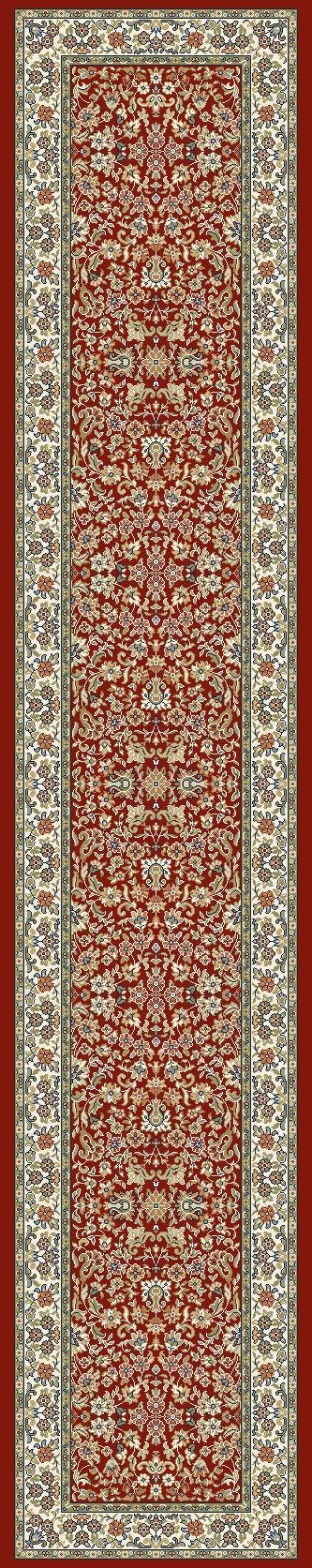 ANCIENT GARDEN 57078-1414 RED/IVORY - Modern Rug Importers