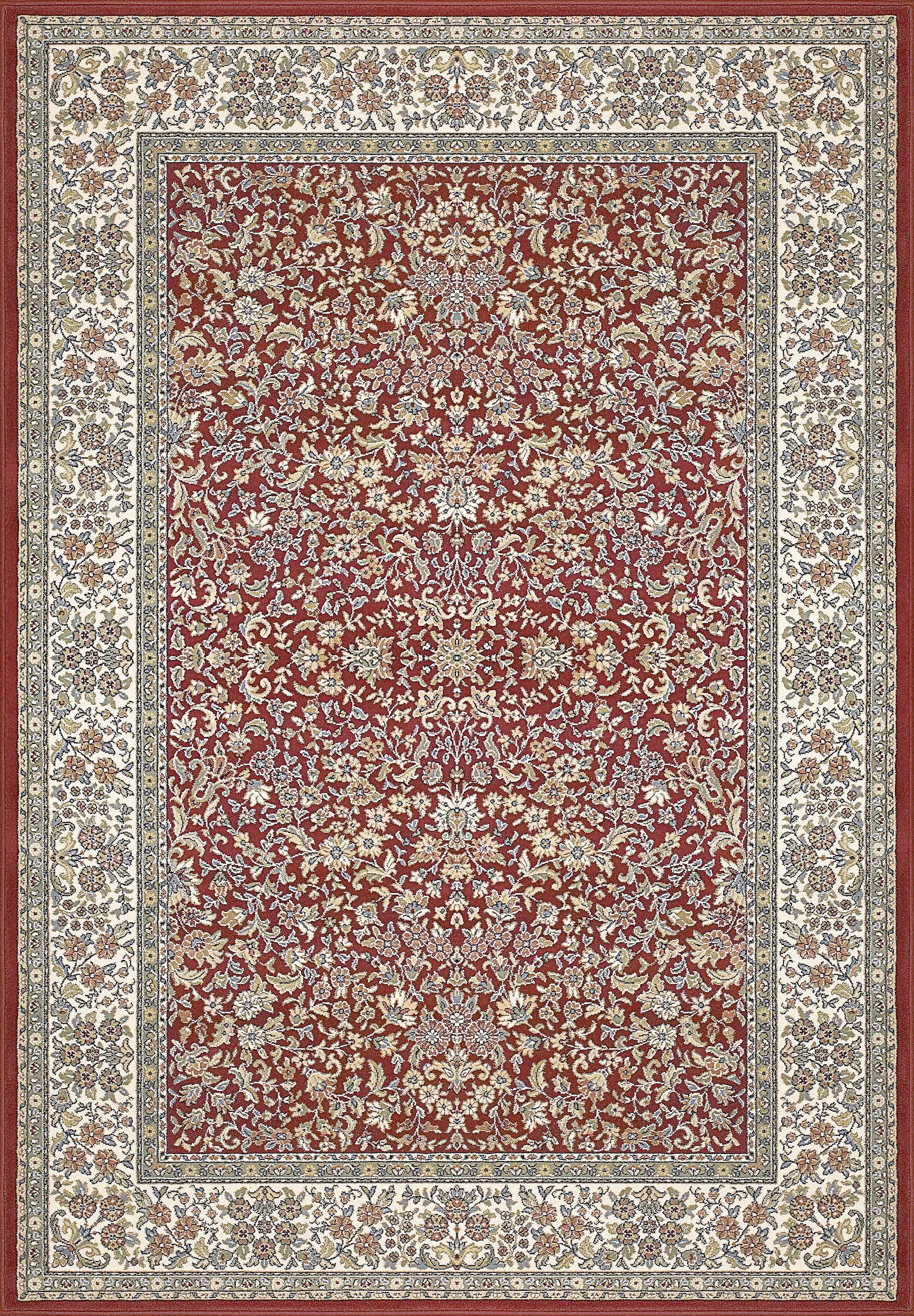ANCIENT GARDEN 57078-1414 RED/IVORY - Modern Rug Importers