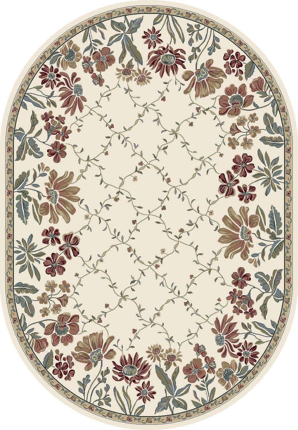 ANCIENT GARDEN 57084-6464 IVORY - Modern Rug Importers