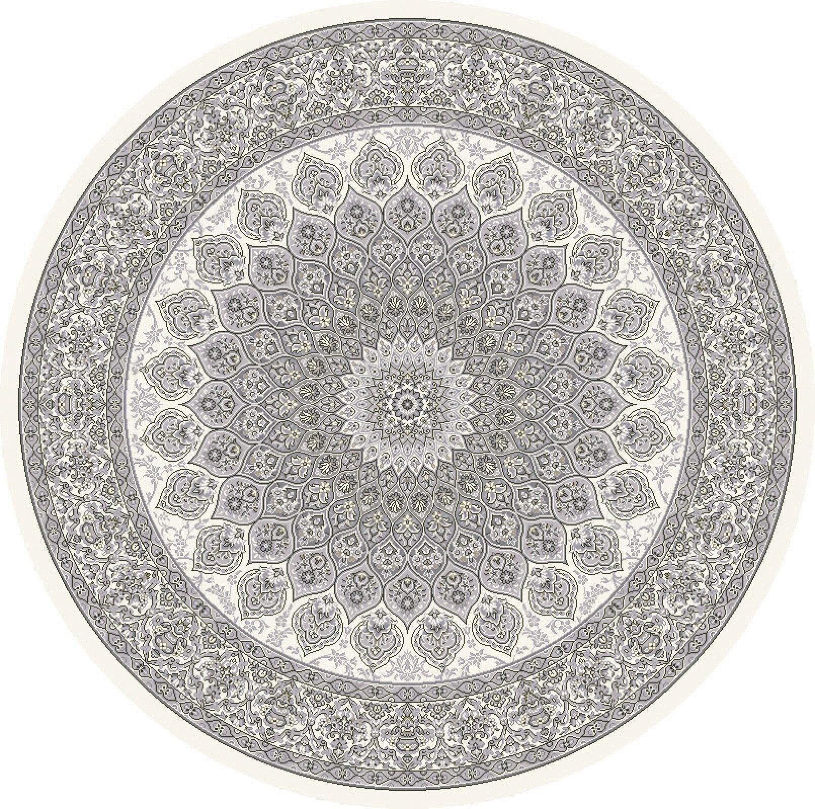 ANCIENT GARDEN 57090-6666 CREAM/GREY - Modern Rug Importers