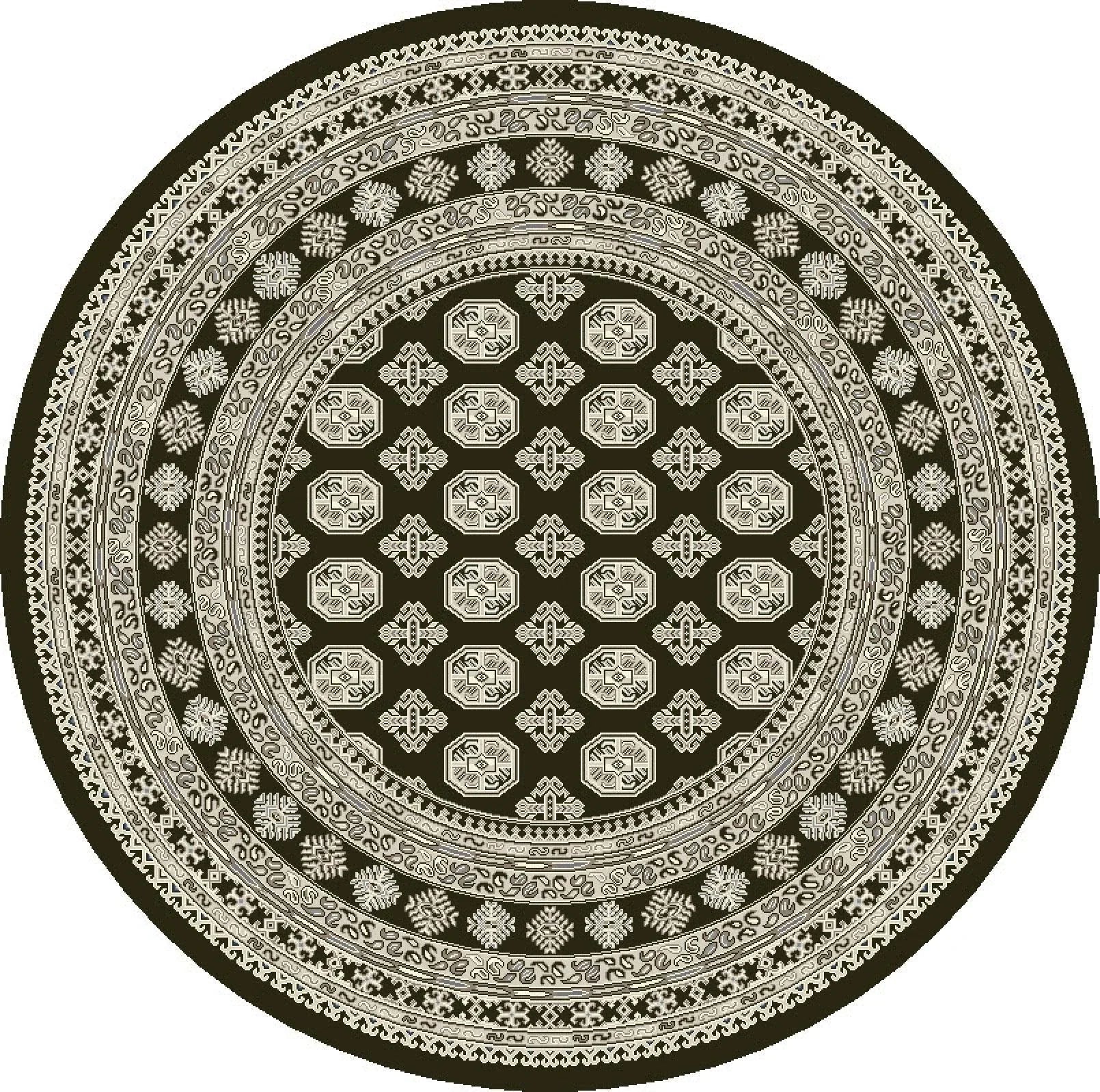 ANCIENT GARDEN 57102-3636 CHARCOAL/SILVER - Modern Rug Importers