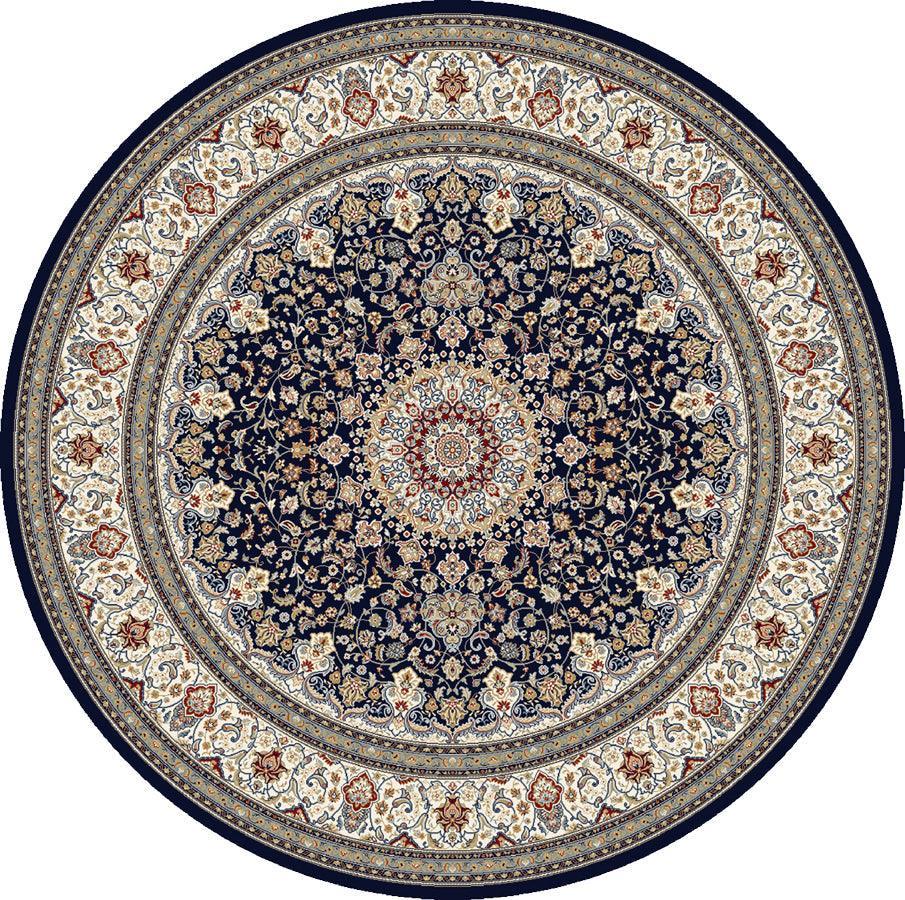 ANCIENT GARDEN 57119-3434 BLUE/IVORY - Modern Rug Importers