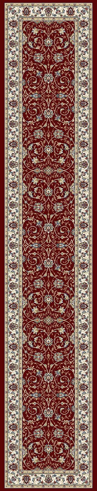 ANCIENT GARDEN 57120-1464 RED/IVORY - Modern Rug Importers