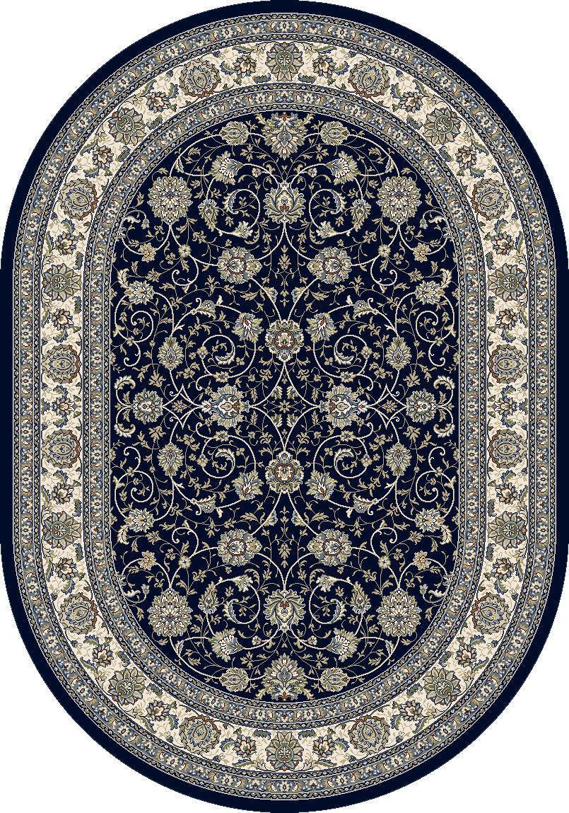 ANCIENT GARDEN 57120-3464 BLUE/IVORY - Modern Rug Importers