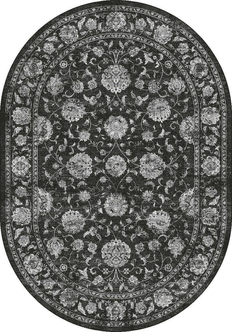 ANCIENT GARDEN 57126-3636 CHARCOAL/SILVER - Modern Rug Importers