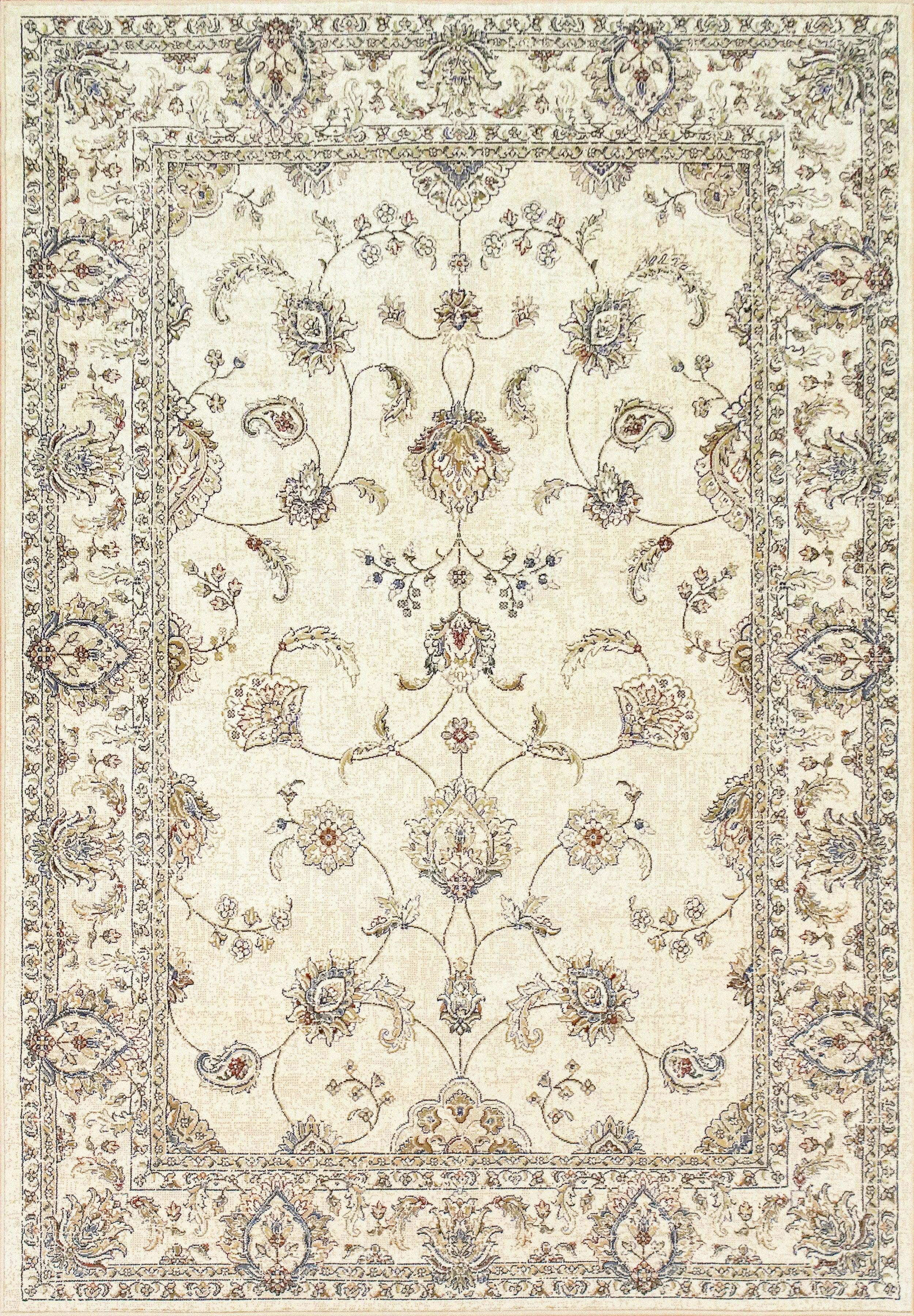 ANCIENT GARDEN 57159-6464 IVORY - Modern Rug Importers