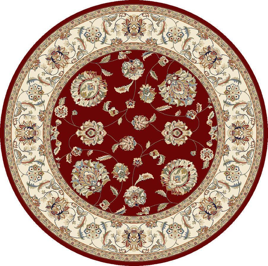 ANCIENT GARDEN 57365-1464 RED/IVORY - Modern Rug Importers