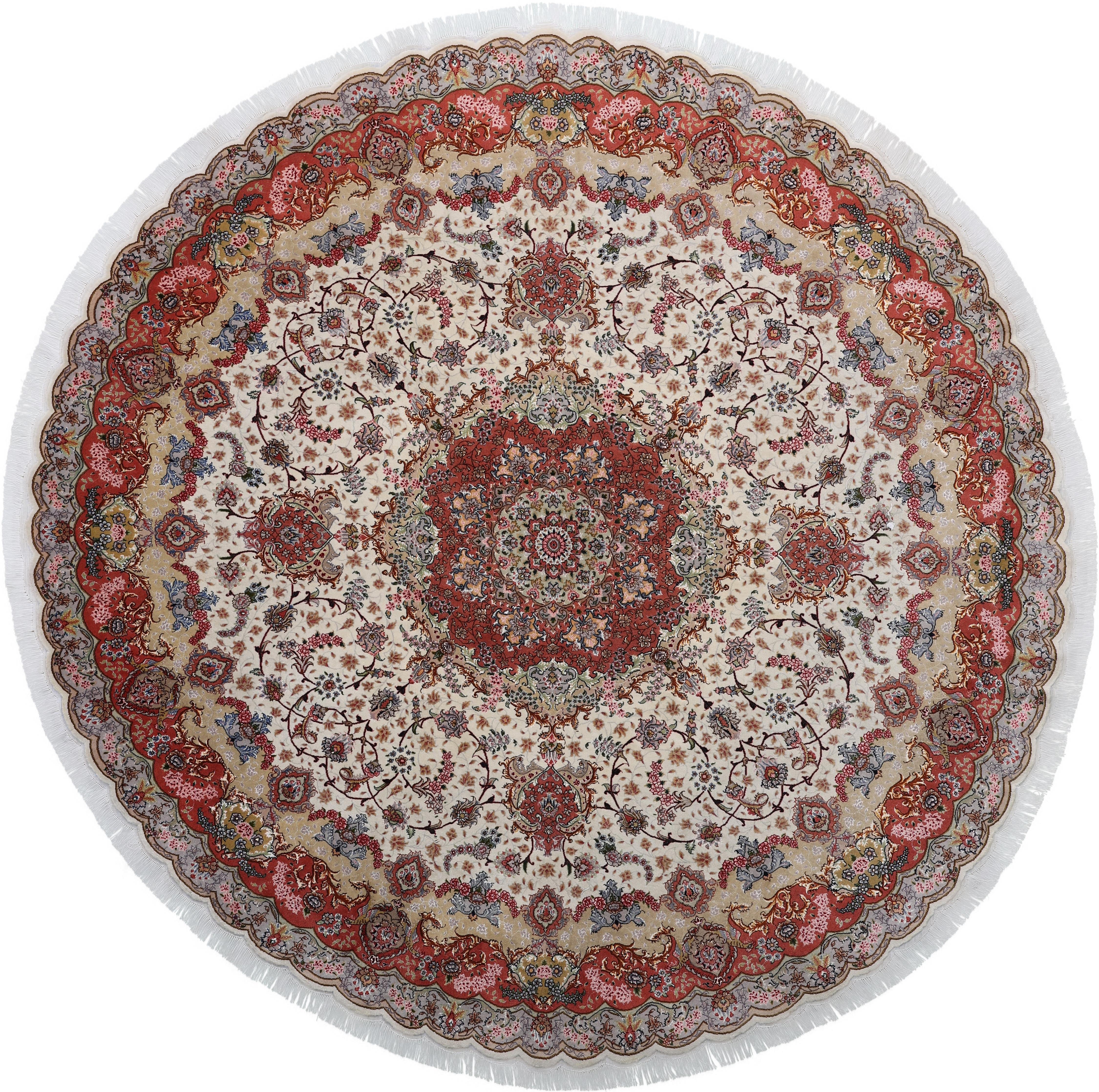 Persian Tabriz 9'9" x 9'9"