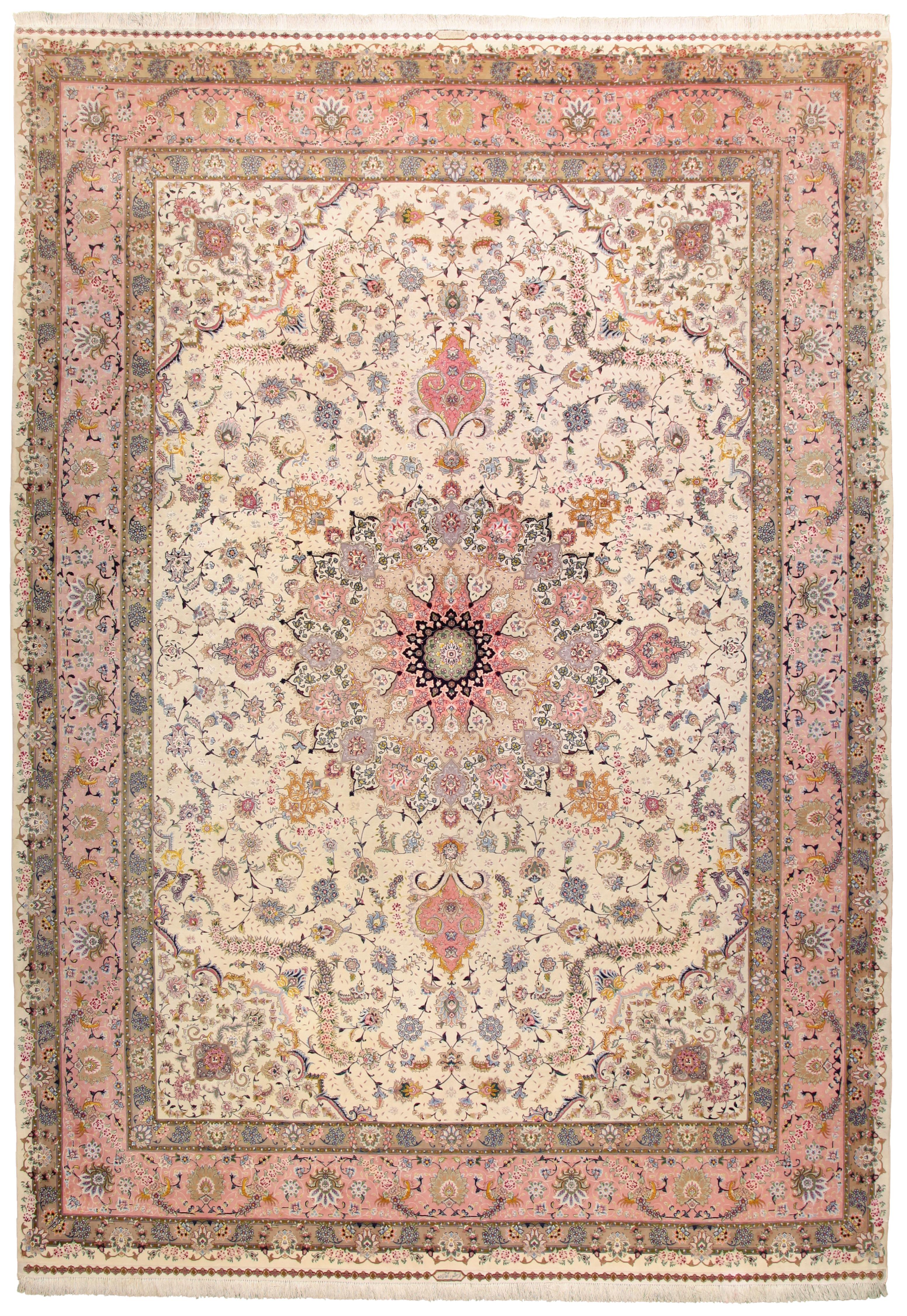 Persian Tabriz 9'8" x 14'