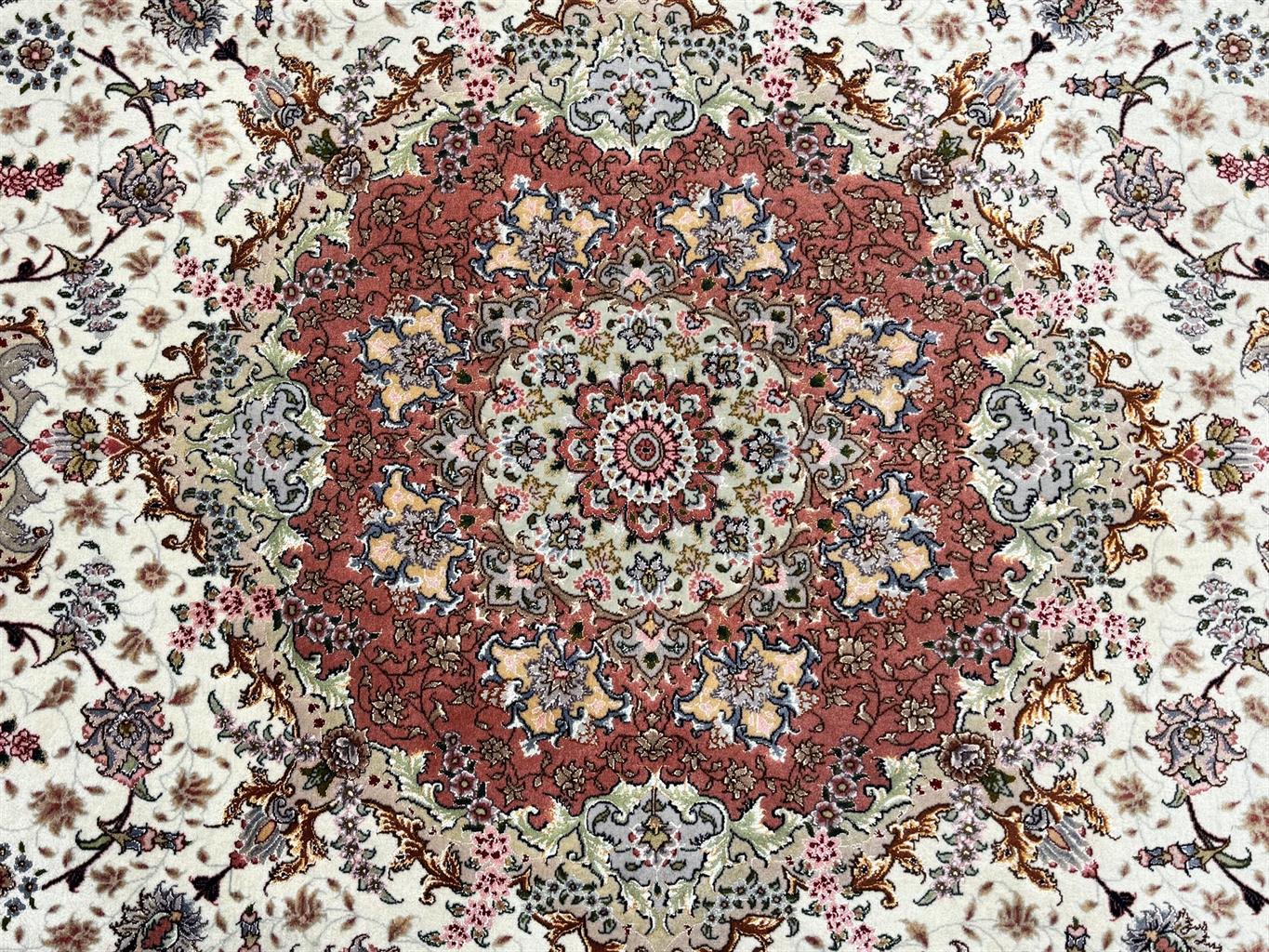 Persian Tabriz 9'9" x 9'9"