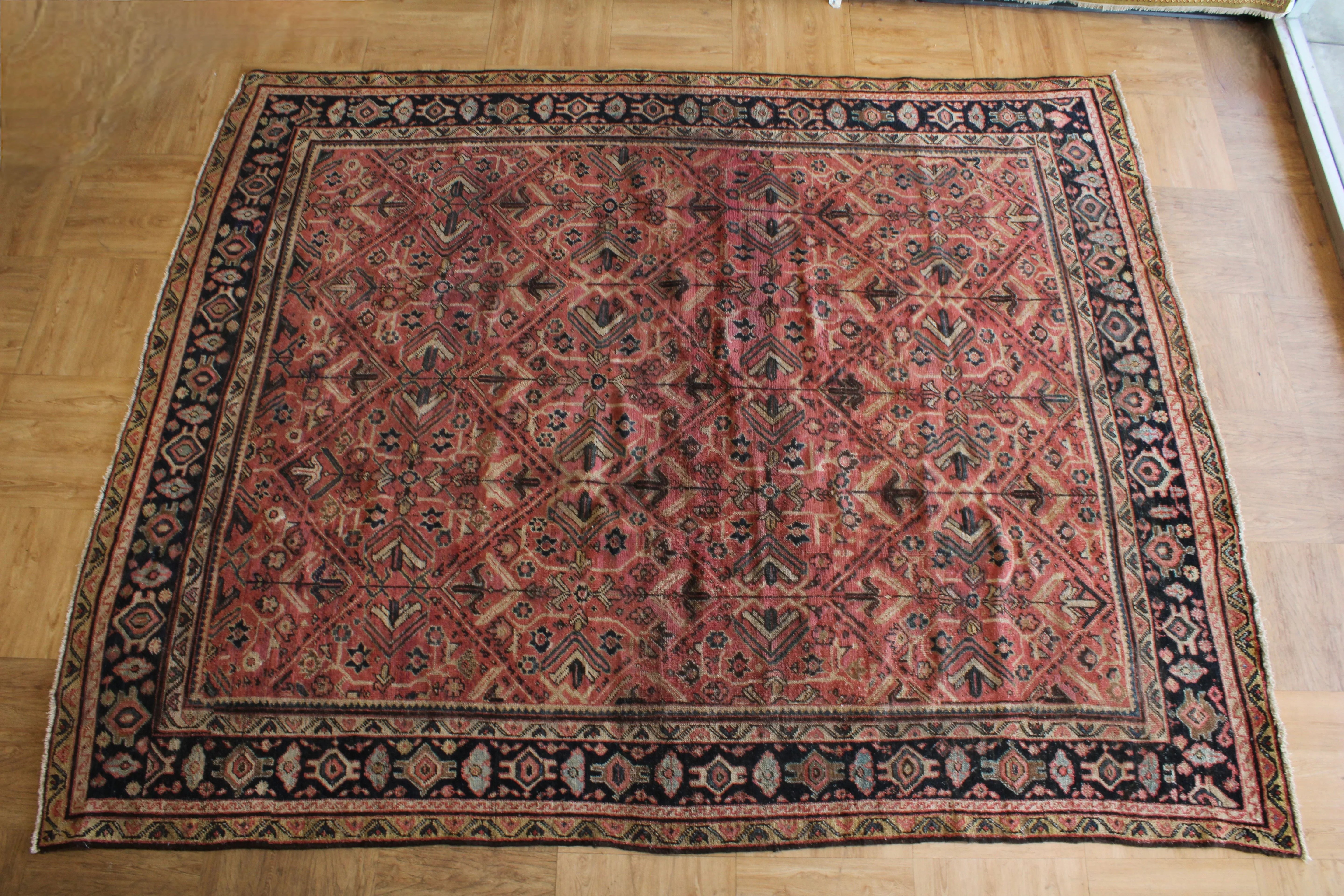 Persian Malayer Hand Knotted Rug