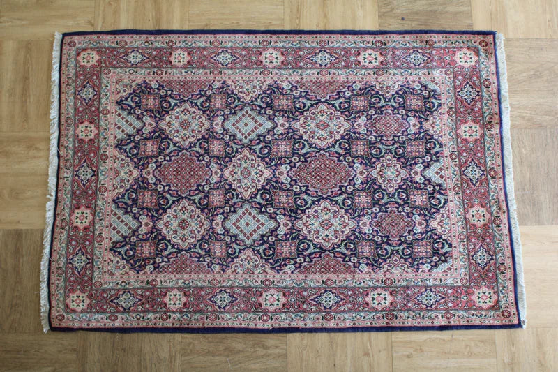 Persian Varamin Hand Knotted Rug