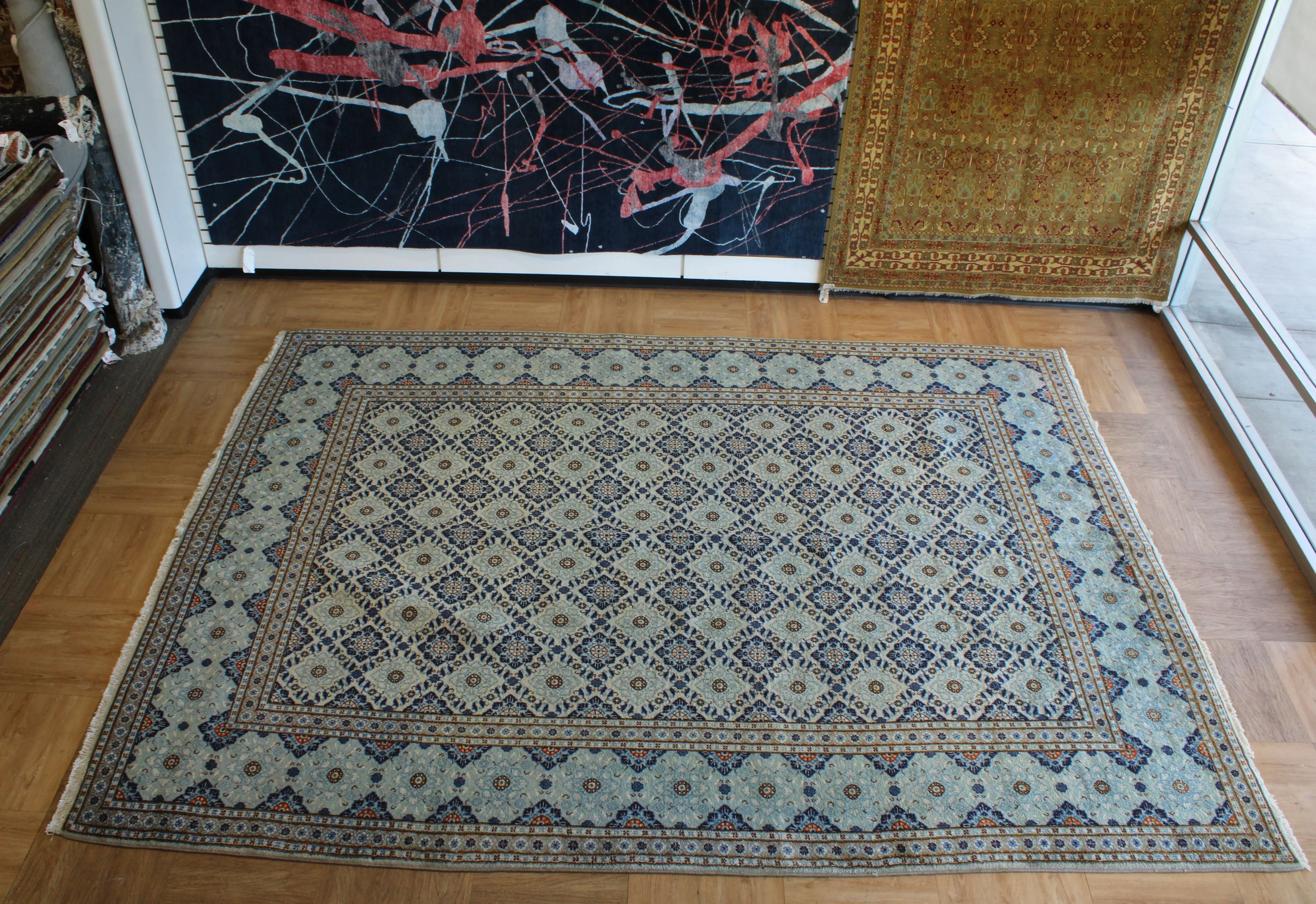 Persian Kashan Hand Knotted Rug