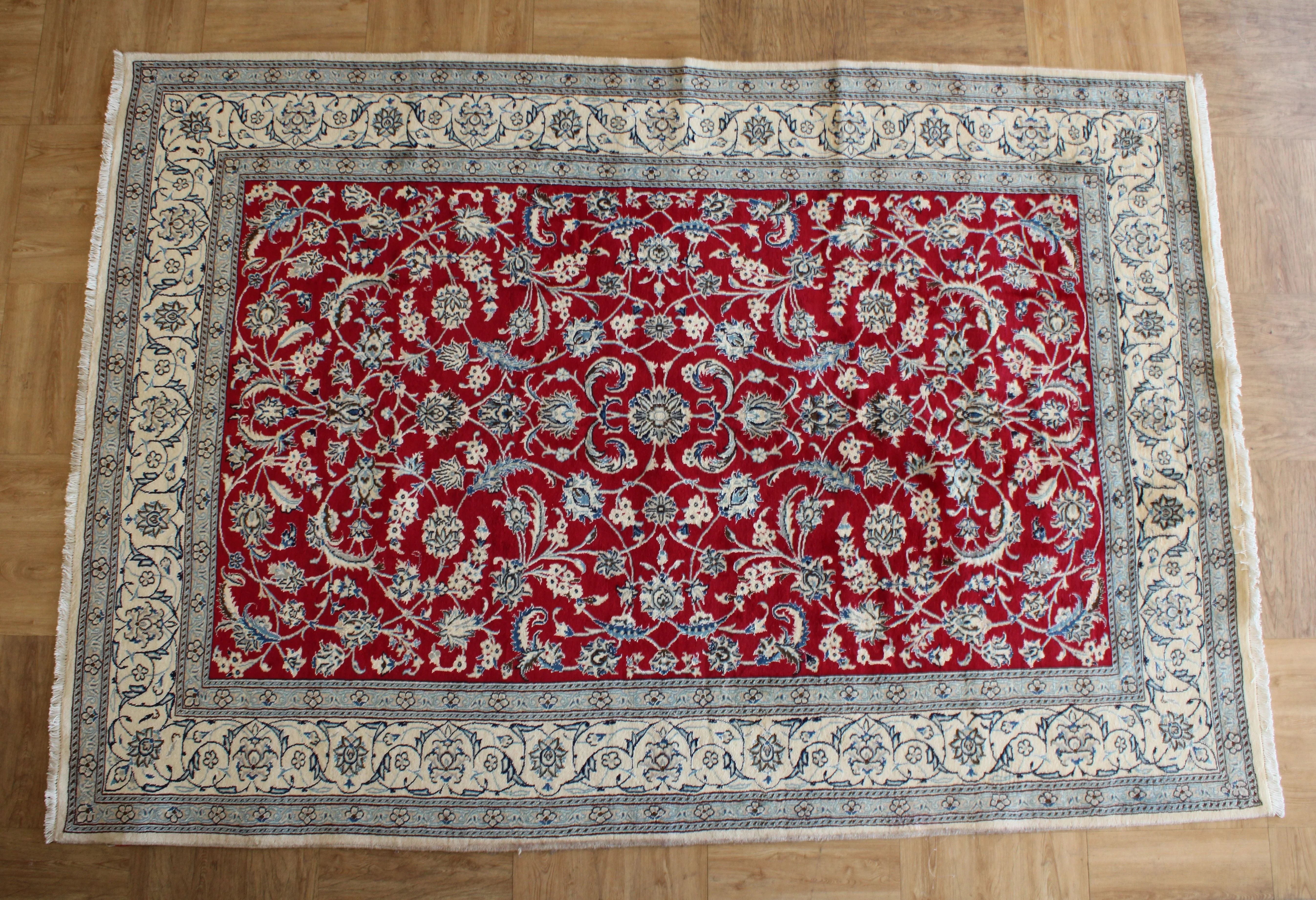 Persian Nain Hand Knotted Rug