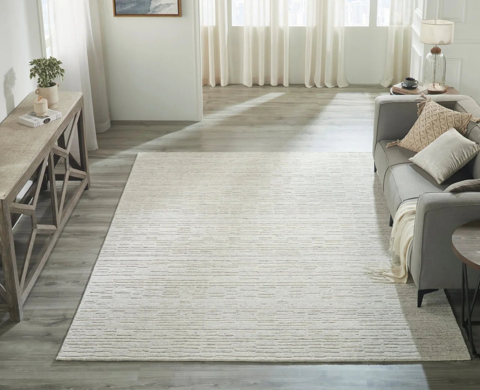 Theia Platinum rug