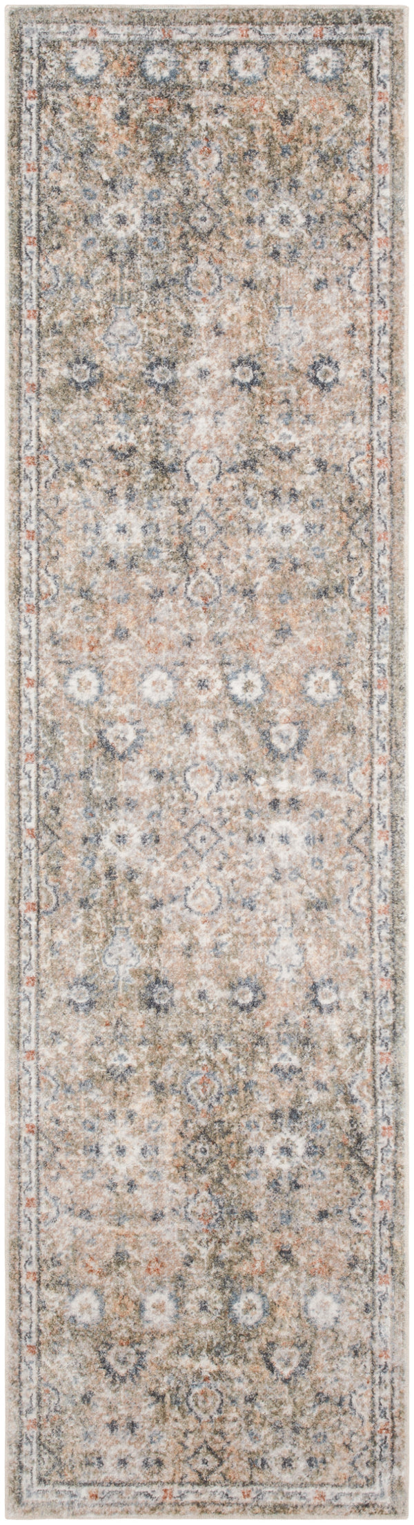Nourison Astra Machine Washable ASW16 Silver Taupe Vintage Indoor Rug
