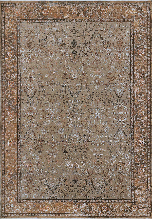 CULLEN 5705-800 TAUPE/BROWN - Modern Rug Importers