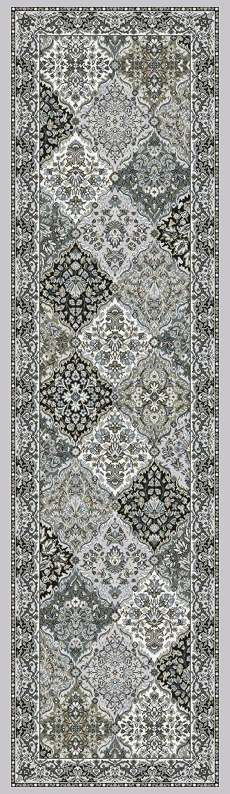 ANCIENT GARDEN 57008-9696 CREAM/GREY - Modern Rug Importers