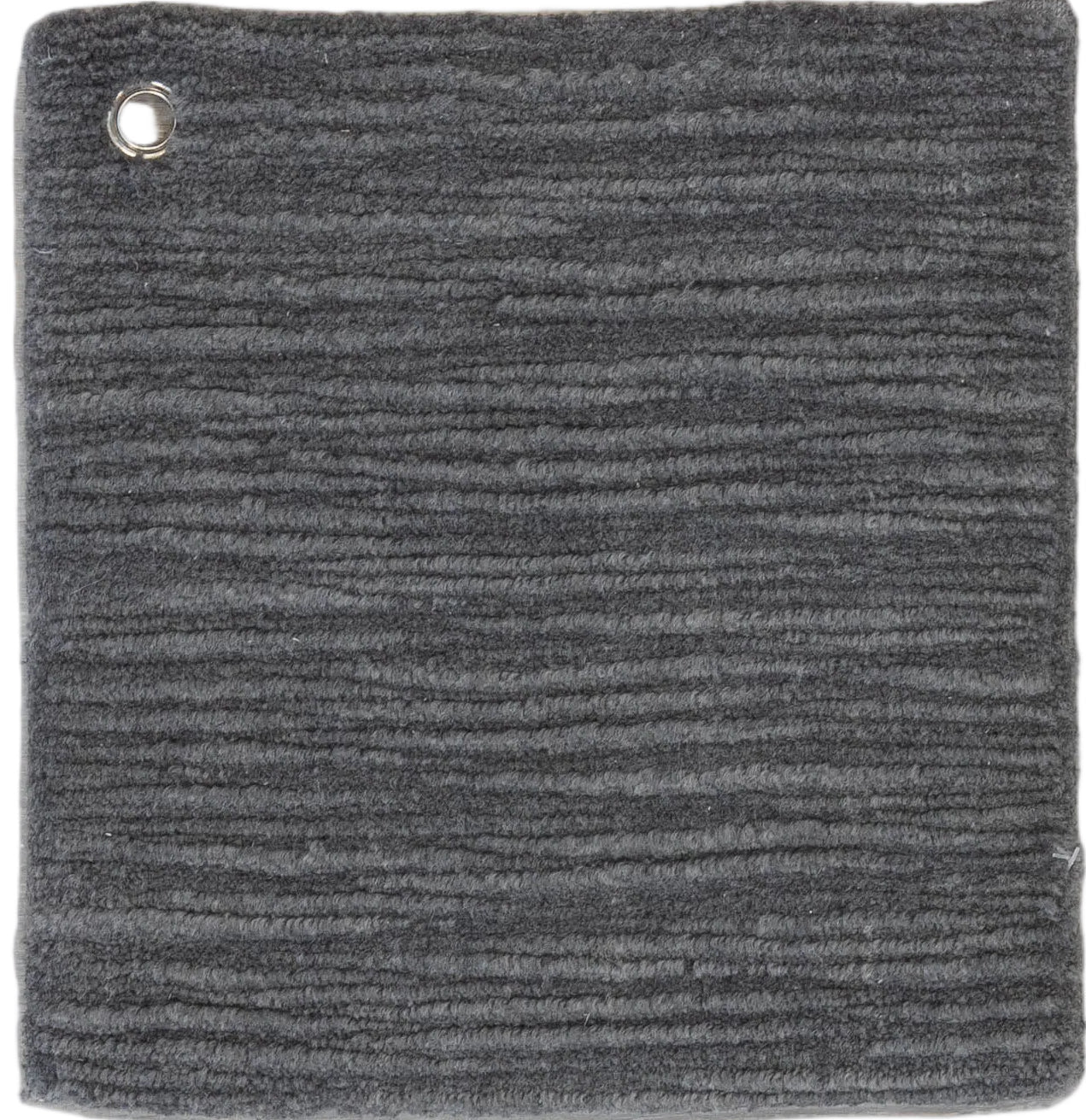 Handmade Custom Solid textured color rug Blue
