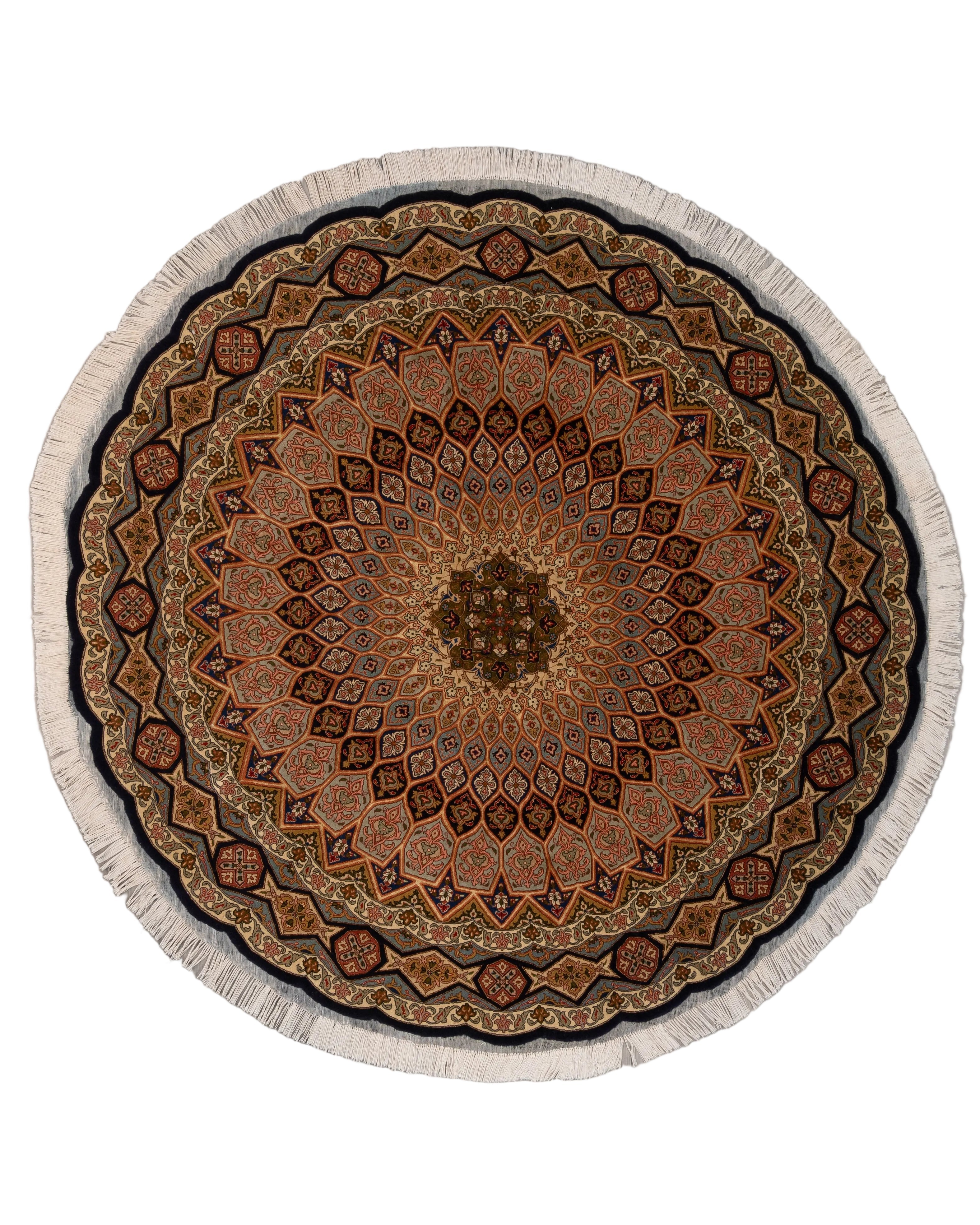 Persian Tabriz Gonbad 6'10" Round