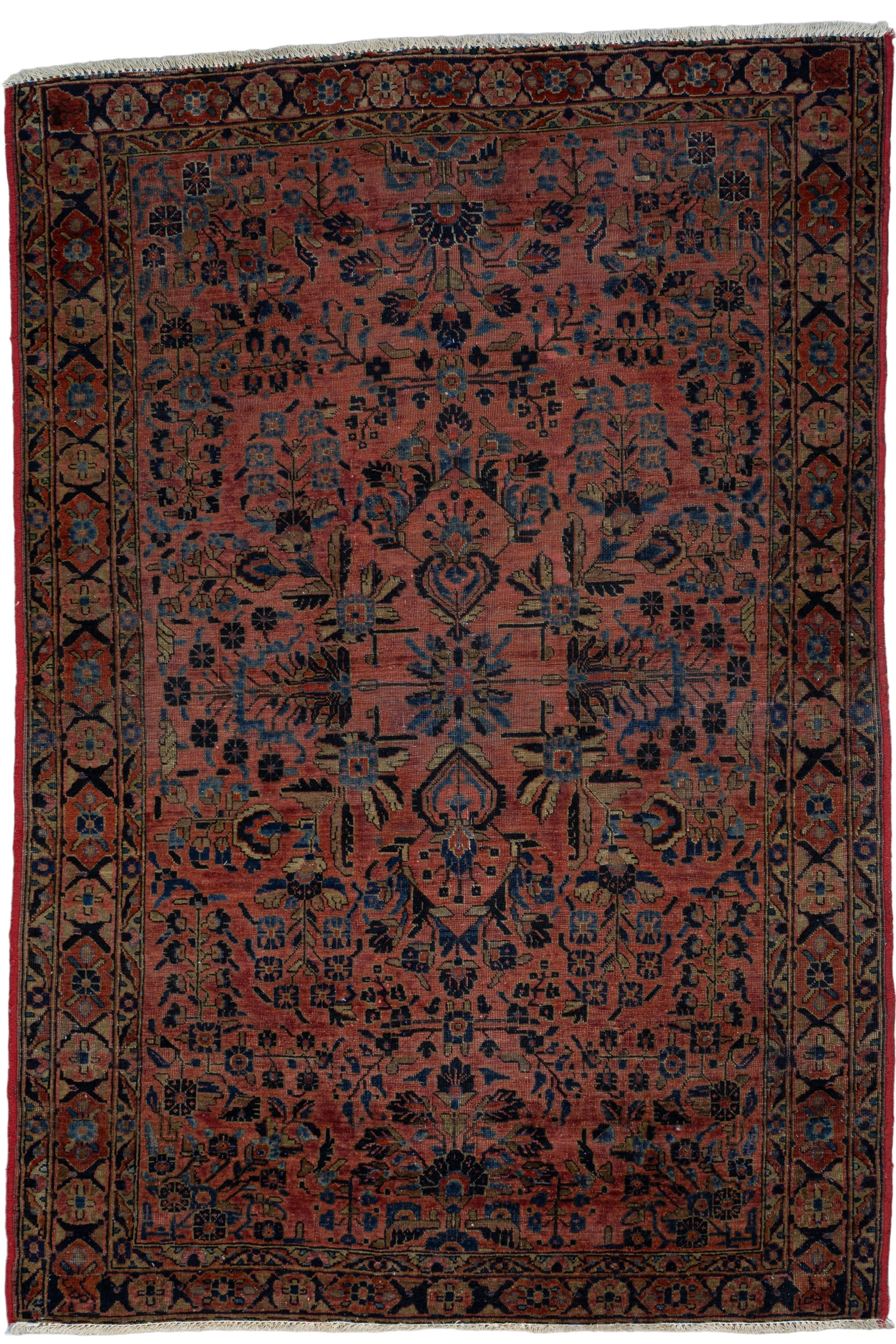 Persian Sarouk 4'1" x 6'2"