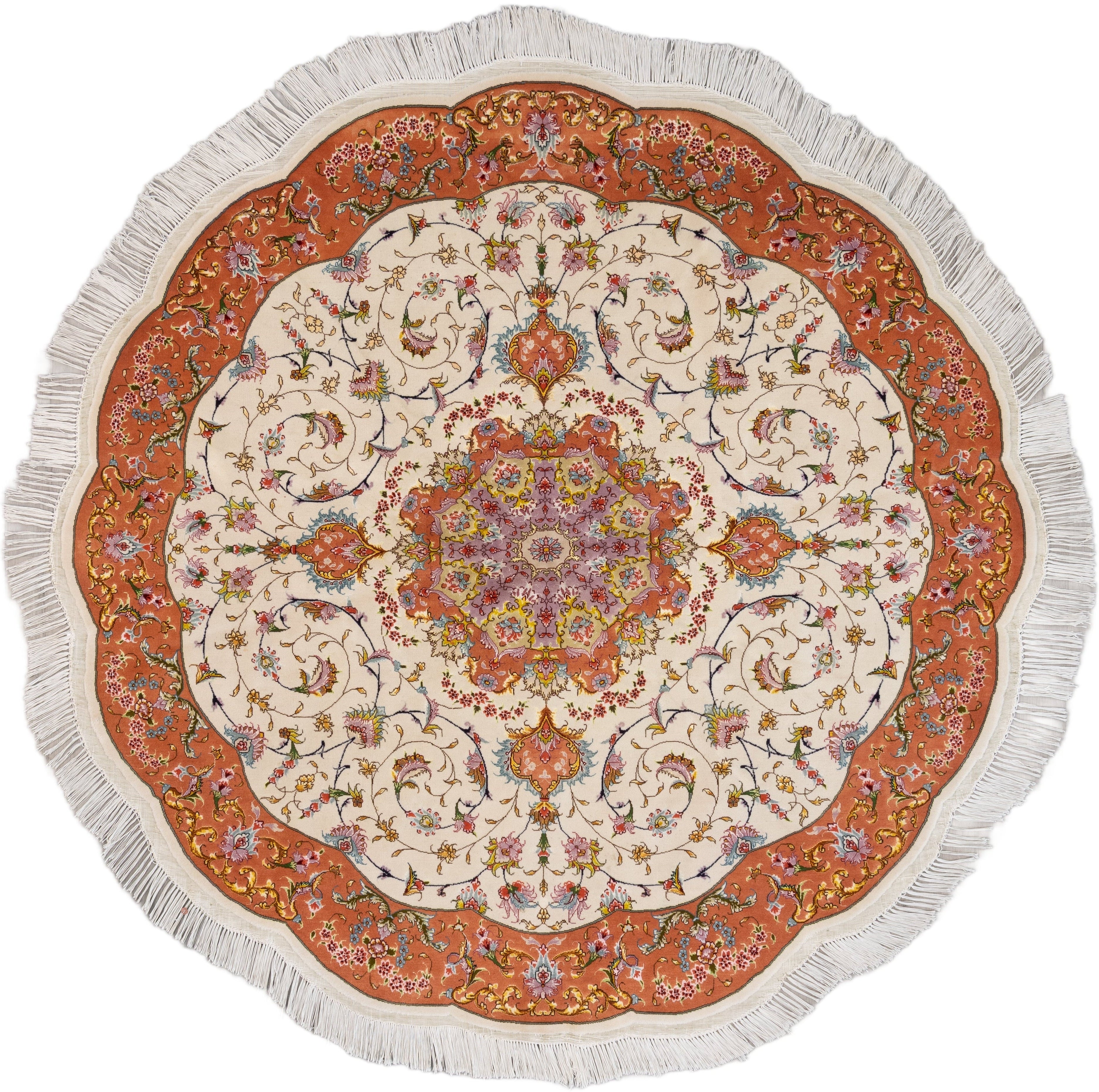 Persian Tabriz 6'8" Round