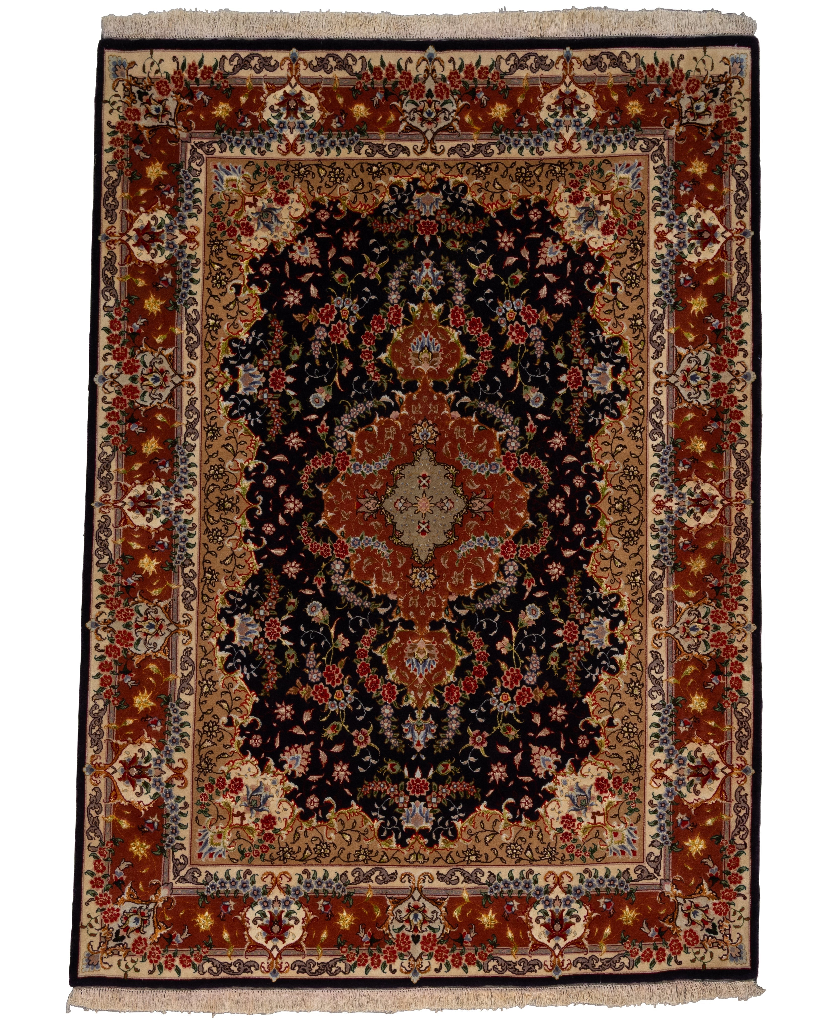 Persian Tabriz 4'10" x 6'10"