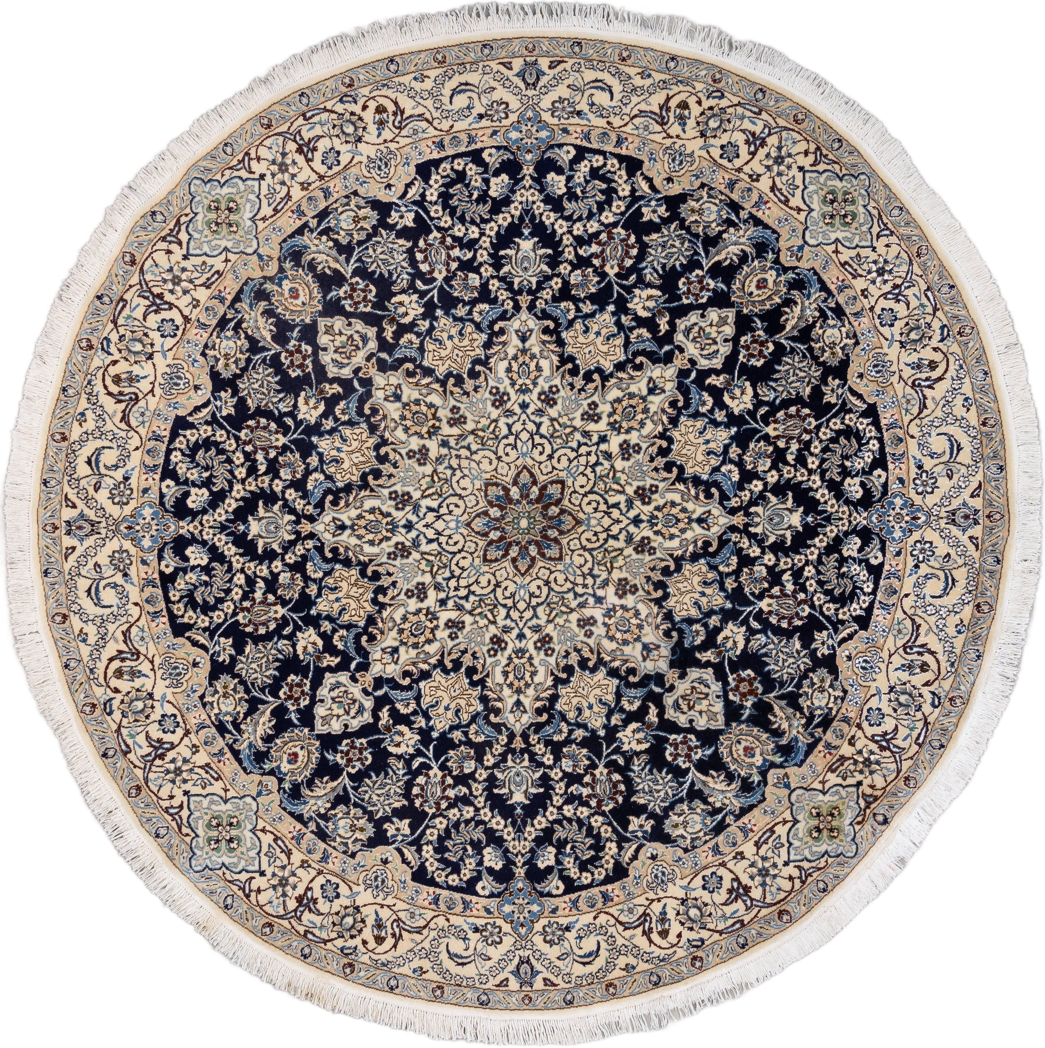 Persian Nain 6'8" Round