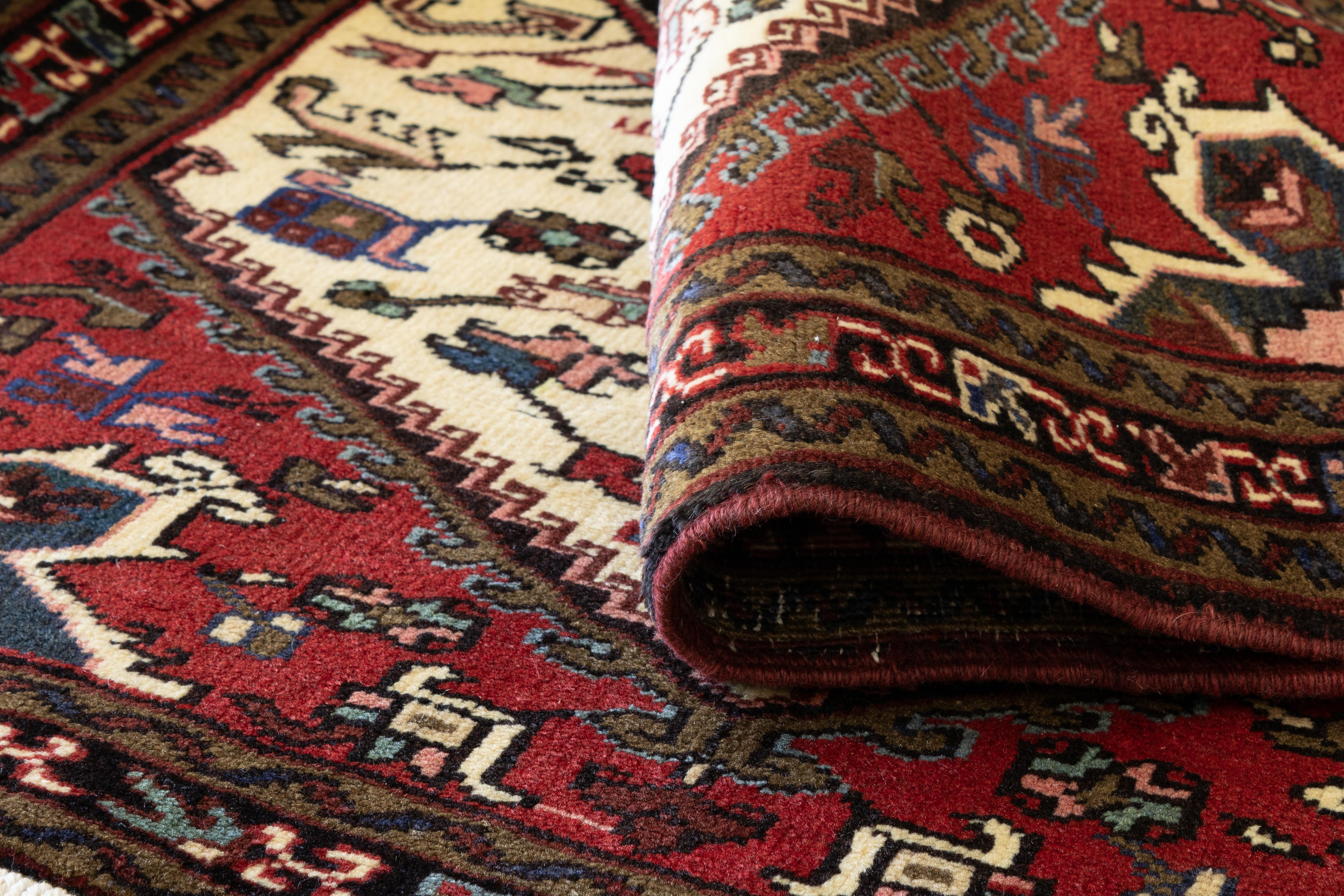 Persian Heriz 3'5" x 4'8"