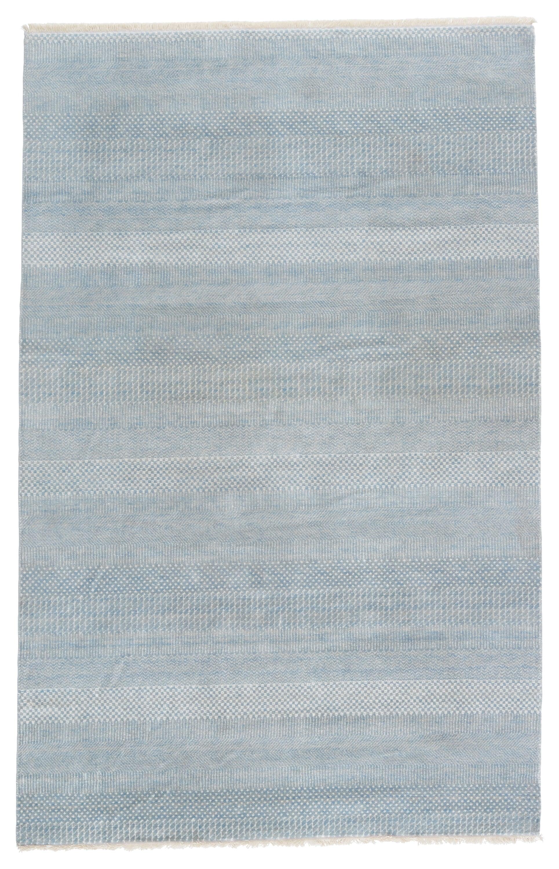 Jaipur Living Adler Tribal Sky Blue/ Ivory Area Rug - Modern Rug Importers