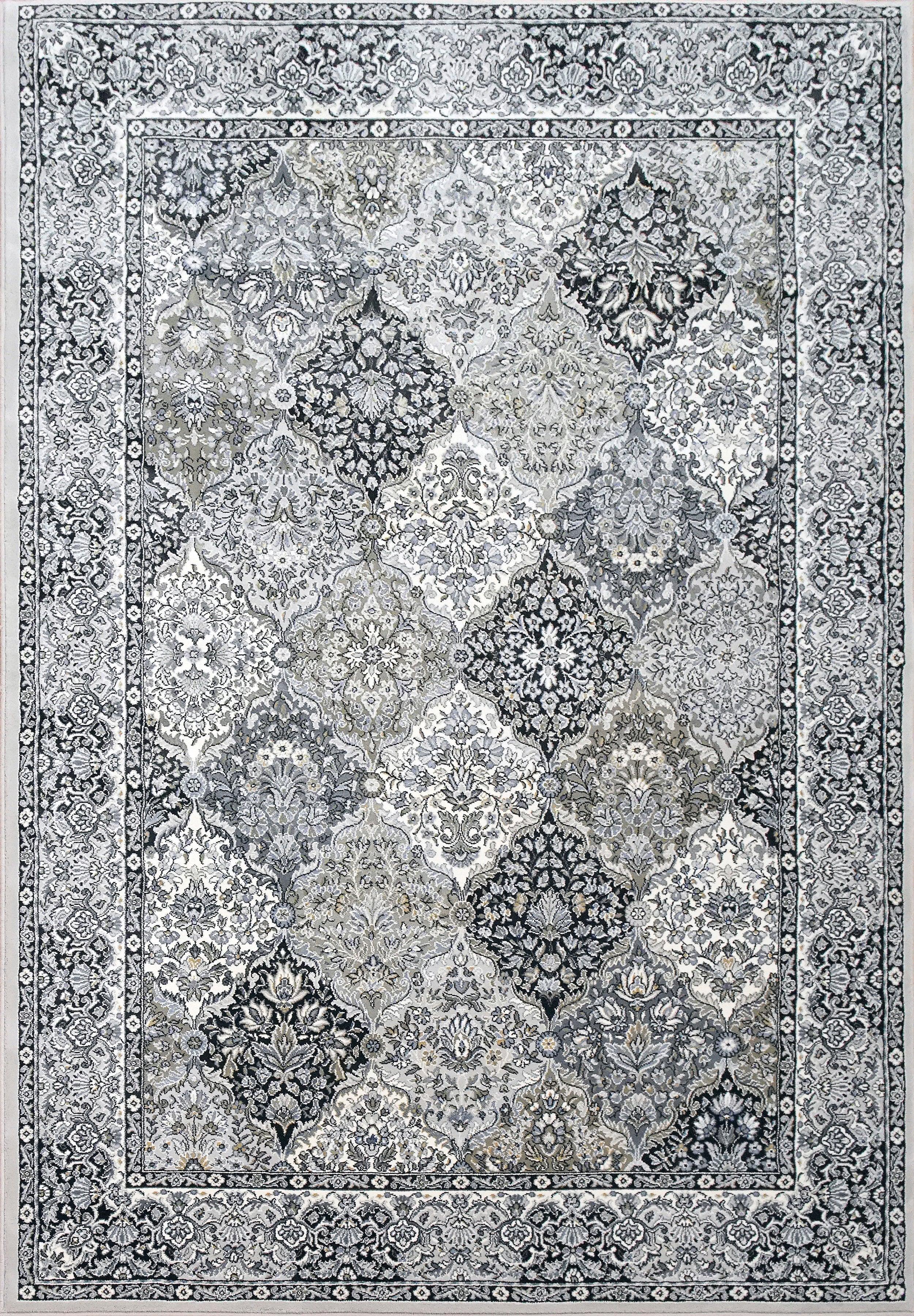 ANCIENT GARDEN 57008-9696 CREAM/GREY - Modern Rug Importers