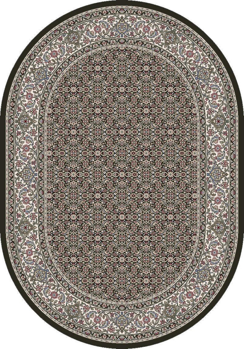 ANCIENT GARDEN 57011-3263 BLACK/IVORY - Modern Rug Importers