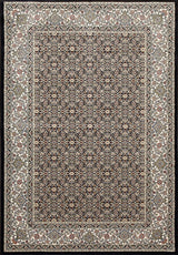 ANCIENT GARDEN 57011-3263 BLACK/IVORY - Modern Rug Importers